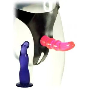 Double the Pleasure: Kinx 2-Dildo Strap-On Harness Kit for Ultimate Fun