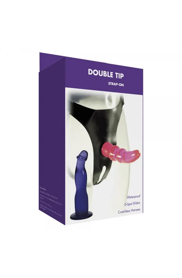 Double the Pleasure: Kinx 2-Dildo Strap-On Harness Kit for Ultimate Fun