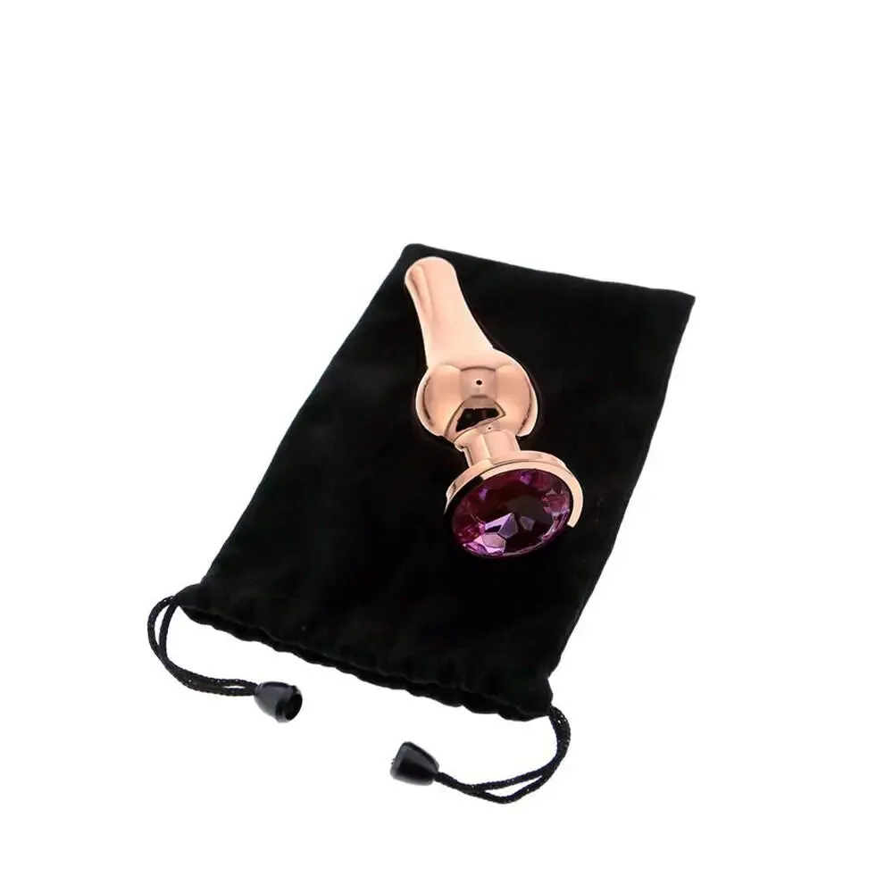 Dream Toys Stainless Steel Gold Butt Plug Set for Beginners
