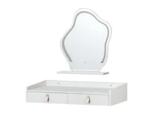Dressing Table Floating LED White Daphne