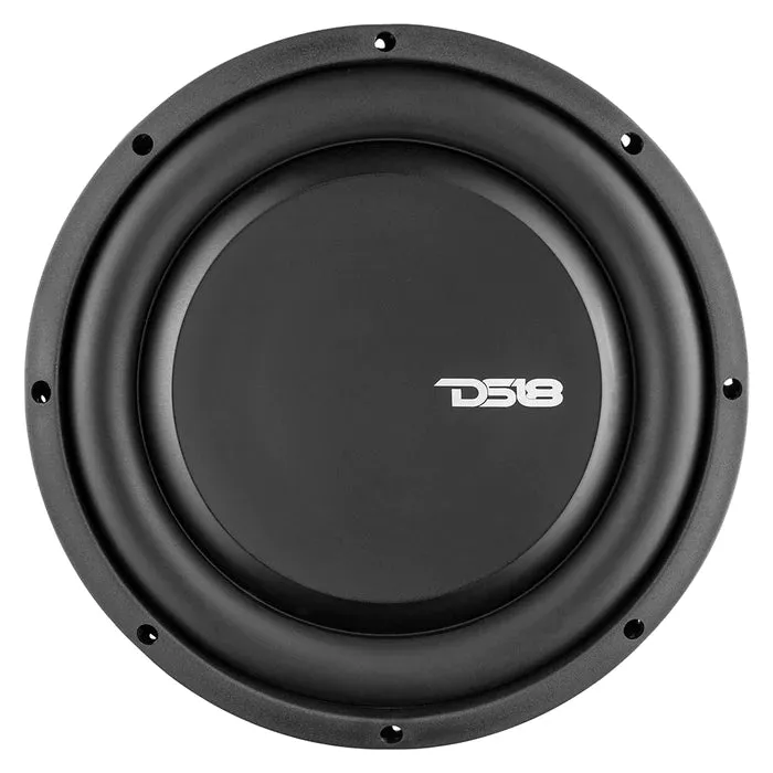 DS18 PS Shallow-Mount Water Resistant 10" Subwoofer 500 Watts Rms SVC 4-Ohm (Single Unit)