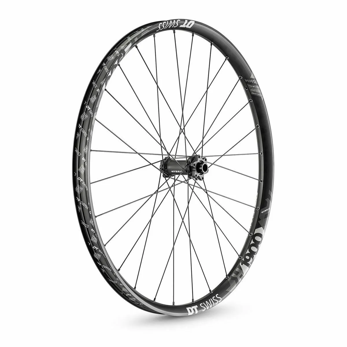 DT Swiss H 1900 Spline 27.5 Hybrid E-MTB Front Wheel - 35mm - Shimano HG - Boost