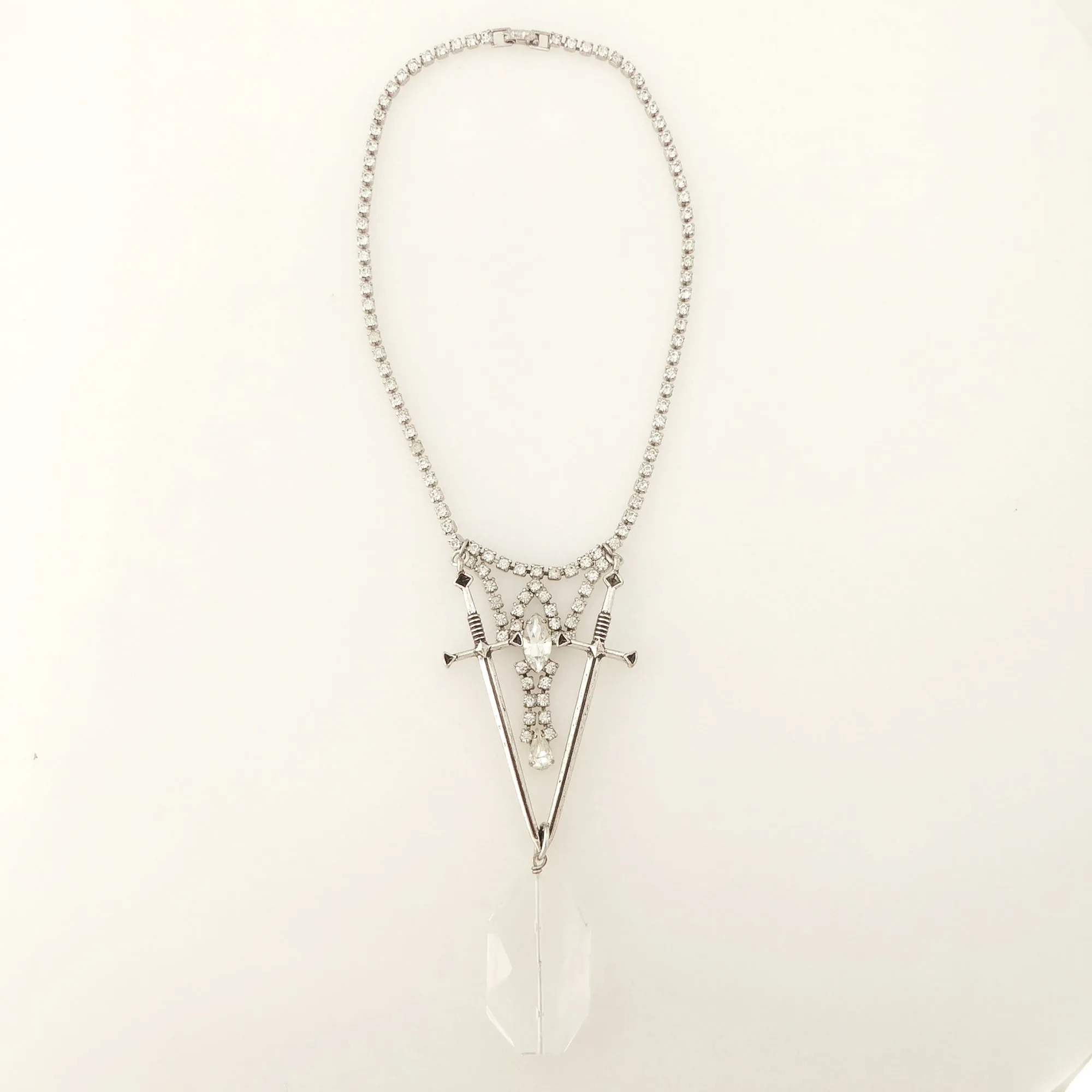 Dual sword necklace