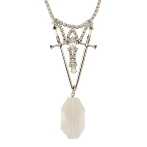 Dual sword necklace