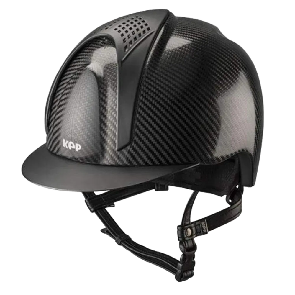 E-LIGHT Carbon Helmet - Shine with 2 Matt Inserts by KEP