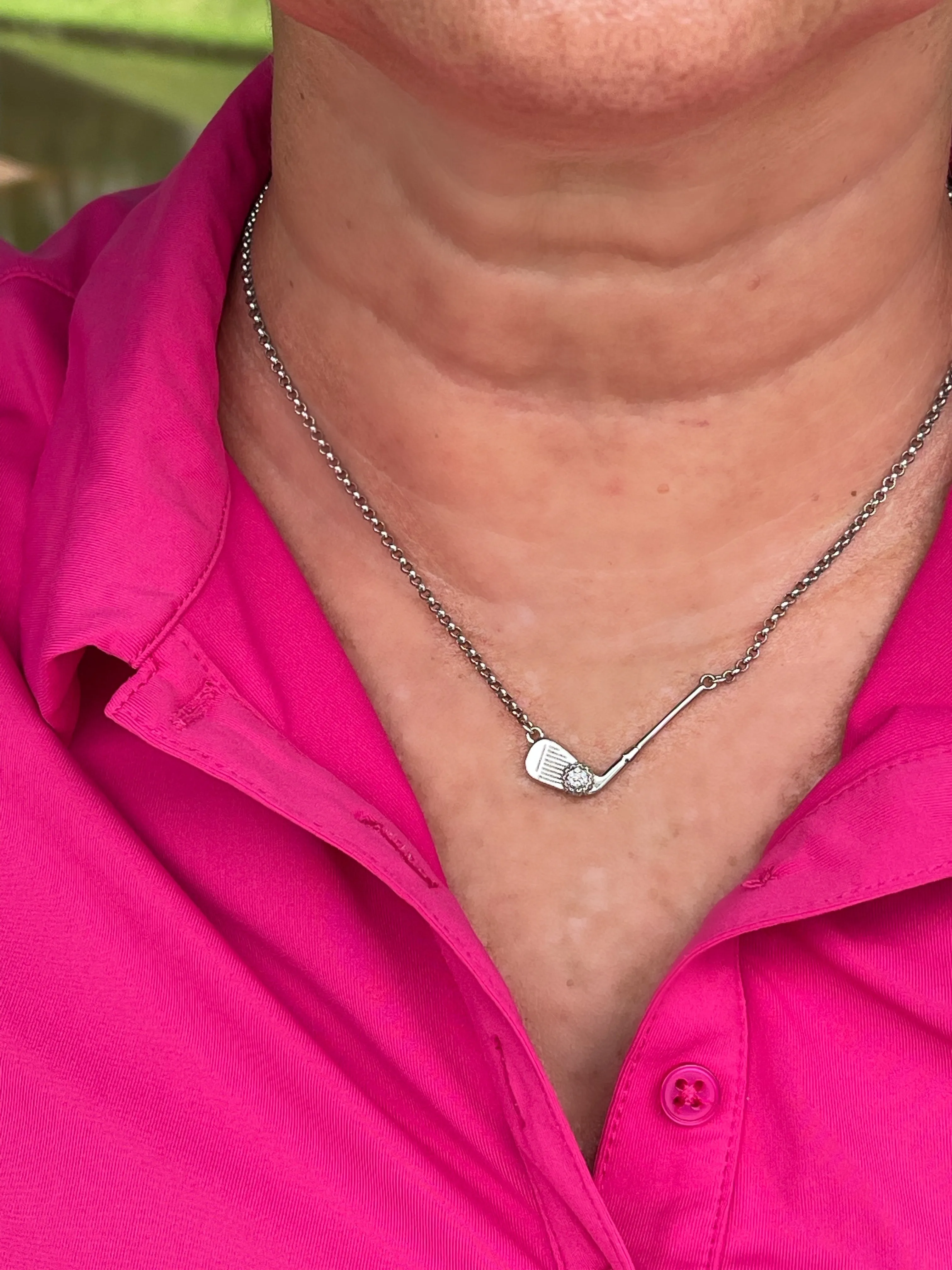 “Eagle” Golf Club Necklace