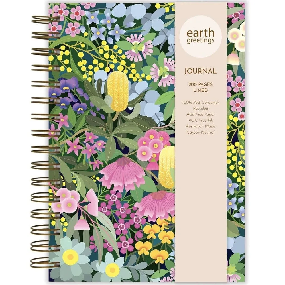 Earth Greetings A5 Lined Journal