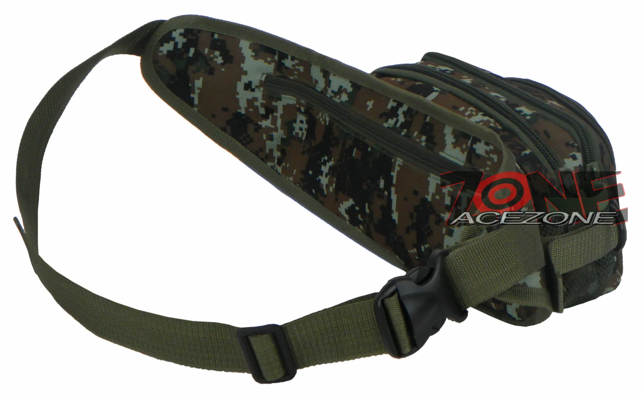 East West USA Molle Tactical Utility Travel Fanny Waist Pack FC102 GREEN ACU