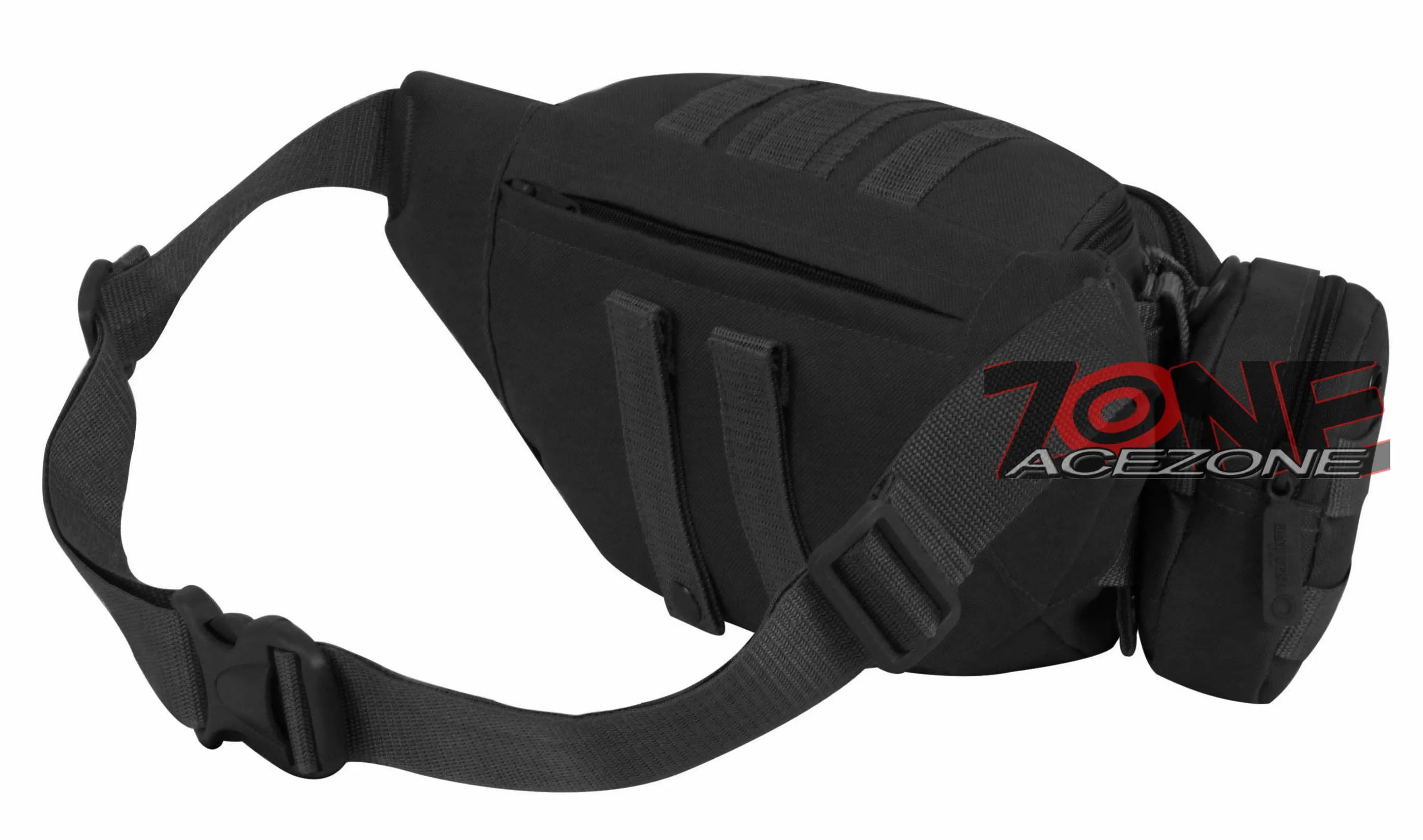 East West USA Molle Tactical Utility Travel Fanny Waist Pack RF104 BLACK