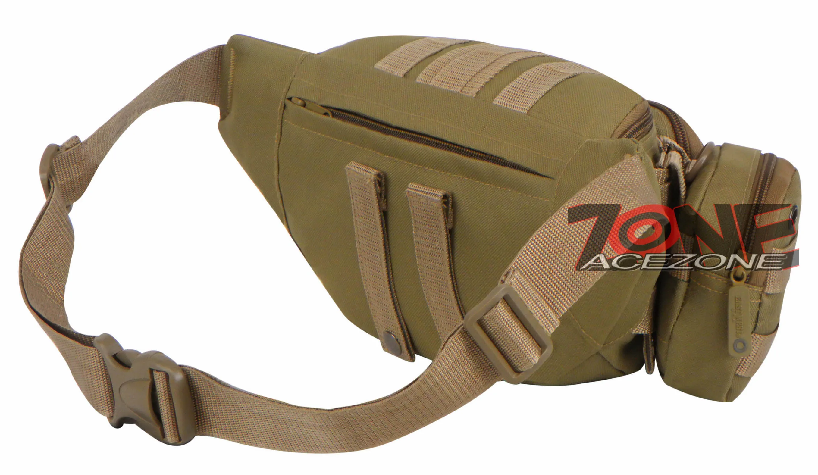 East West USA Molle Tactical Utility Travel Fanny Waist Pack RF104 TAN