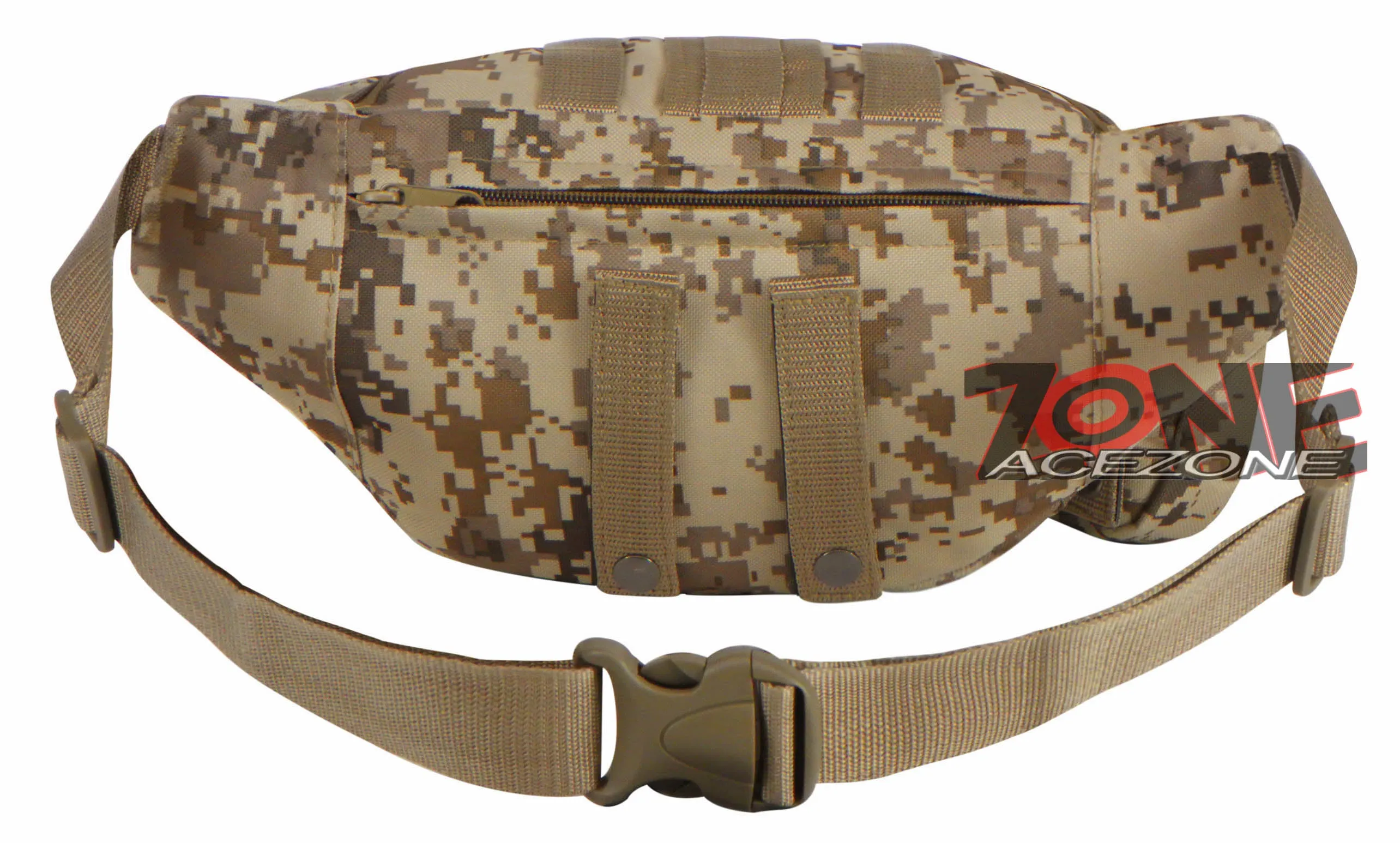 East West USA Molle Tactical Utility Travel Fanny Waist Pack RFC104 TAN ACU