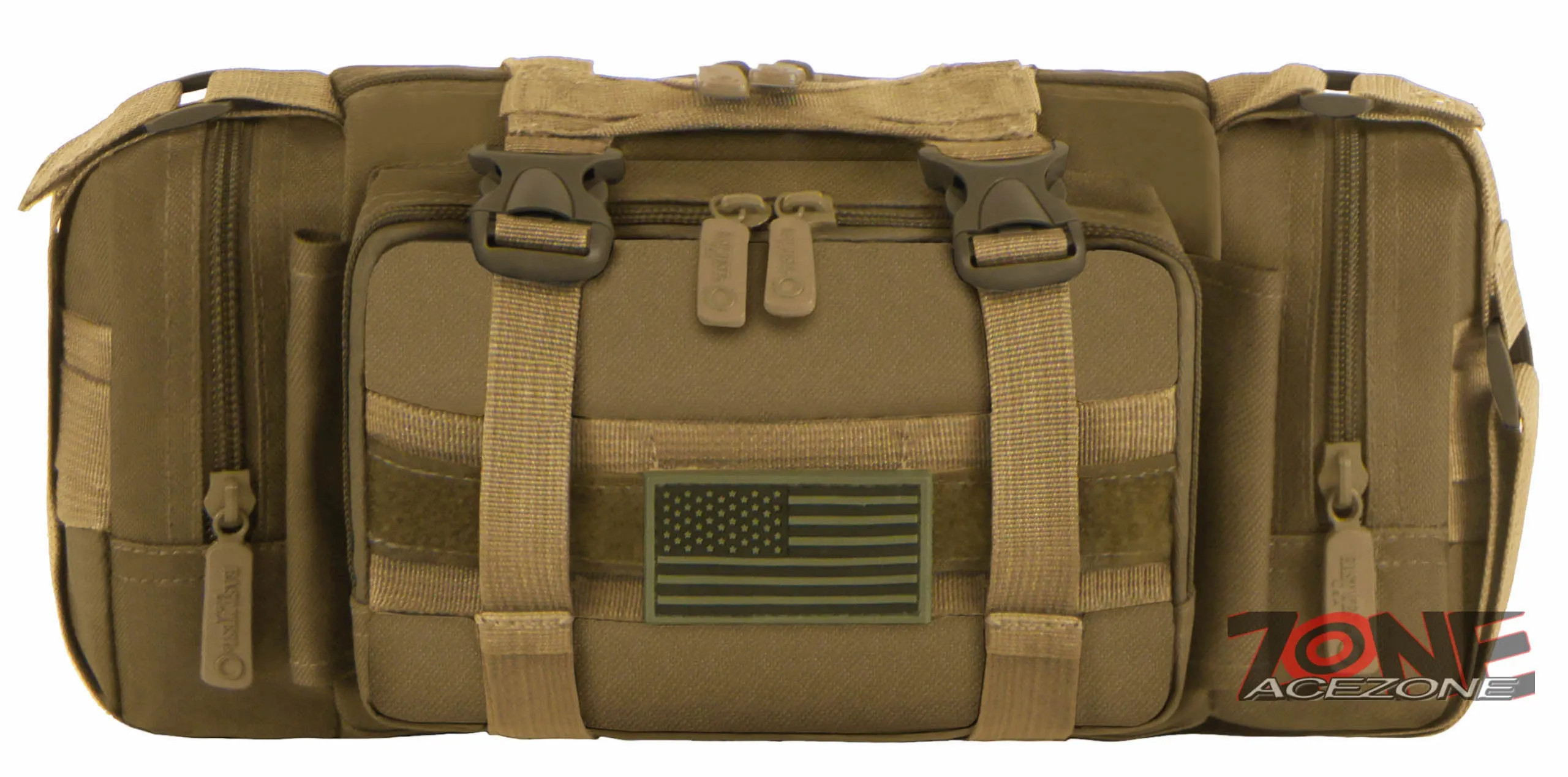 East West USA Molle Utility Tactical Waist Pack Pouch Waist Bag RT506 TAN
