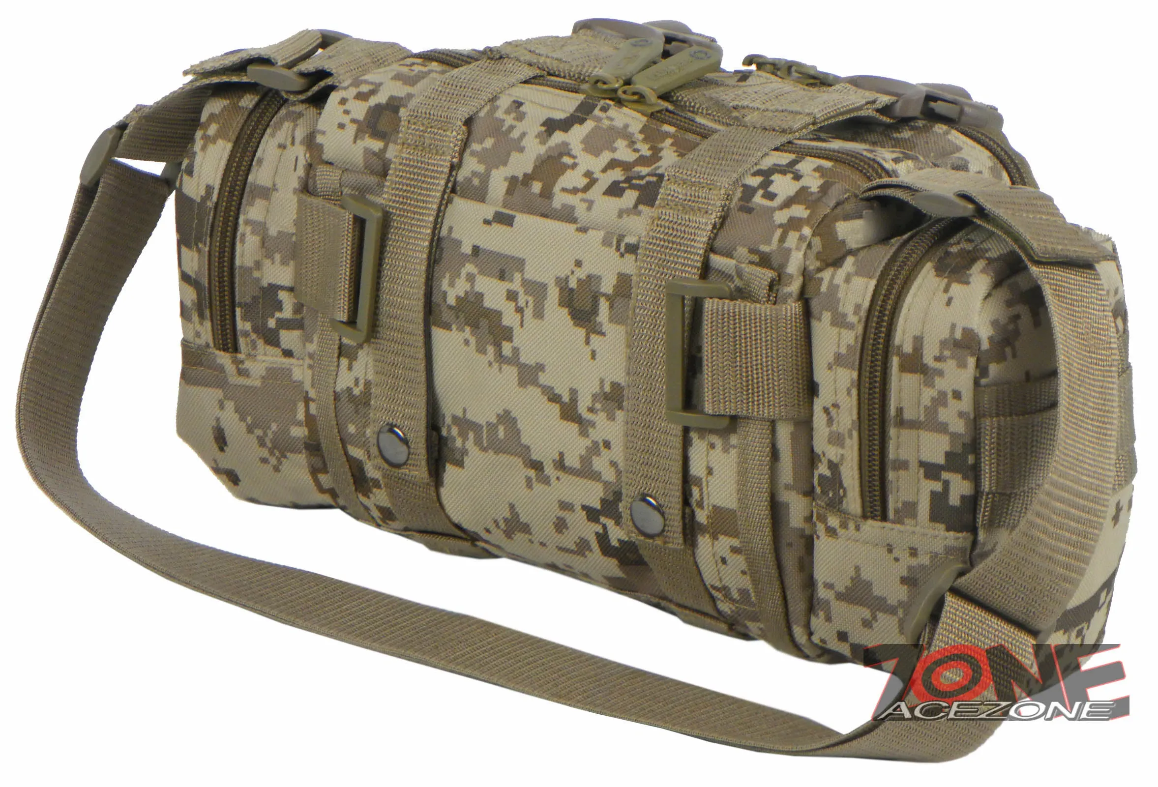 East West USA Molle Utility Tactical Waist Pack Pouch Waist Bag RTC506 TAN ACU