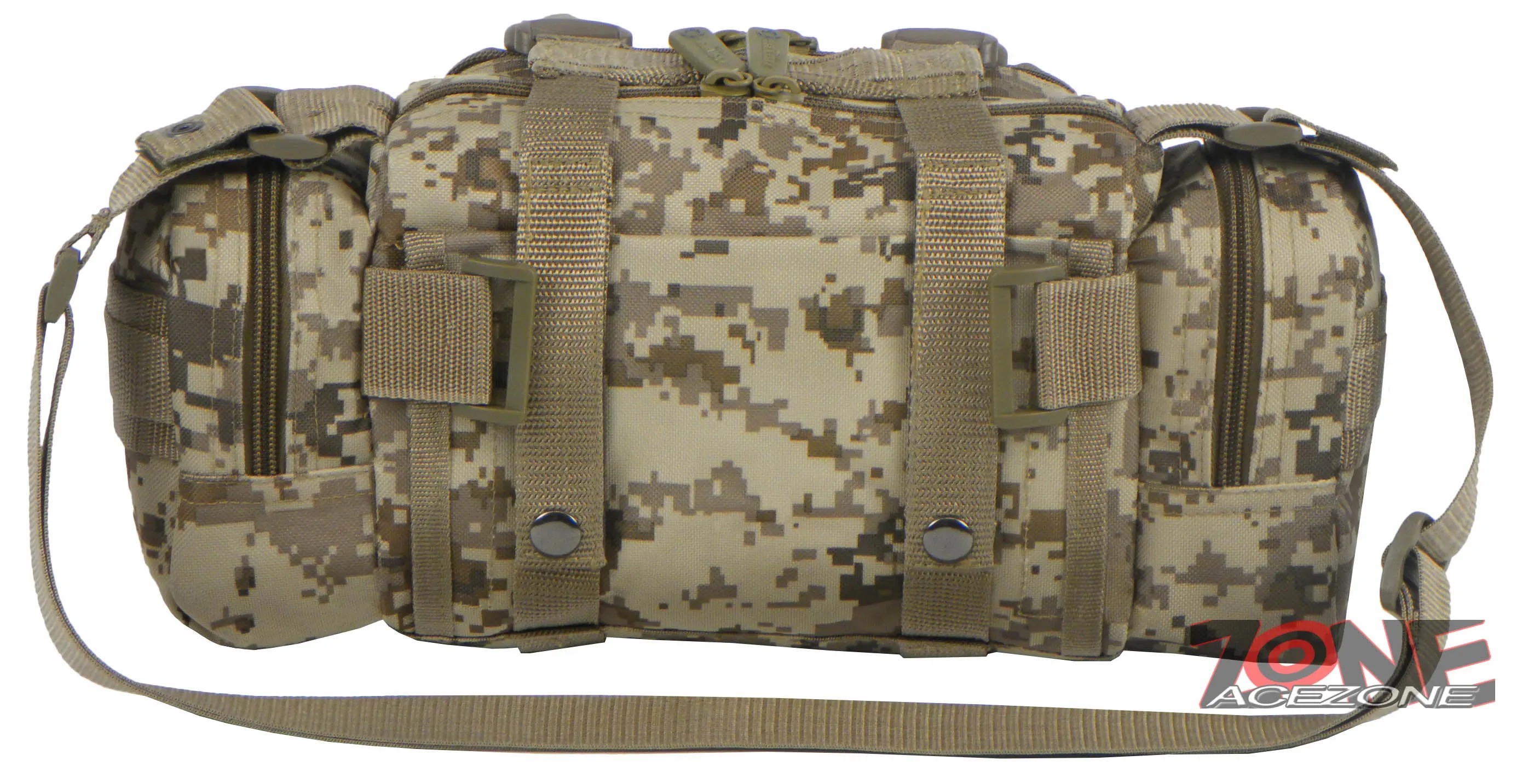 East West USA Molle Utility Tactical Waist Pack Pouch Waist Bag RTC506 TAN ACU
