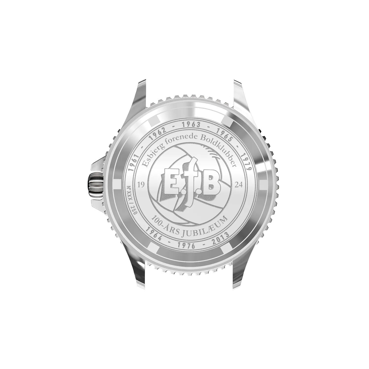 EFB100 Limited Edition 250 stk, Stål / Hvid & Blå