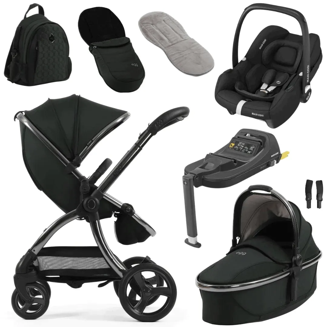 Egg 3 Luxury Cabriofix i-Size Travel System - Black Olive