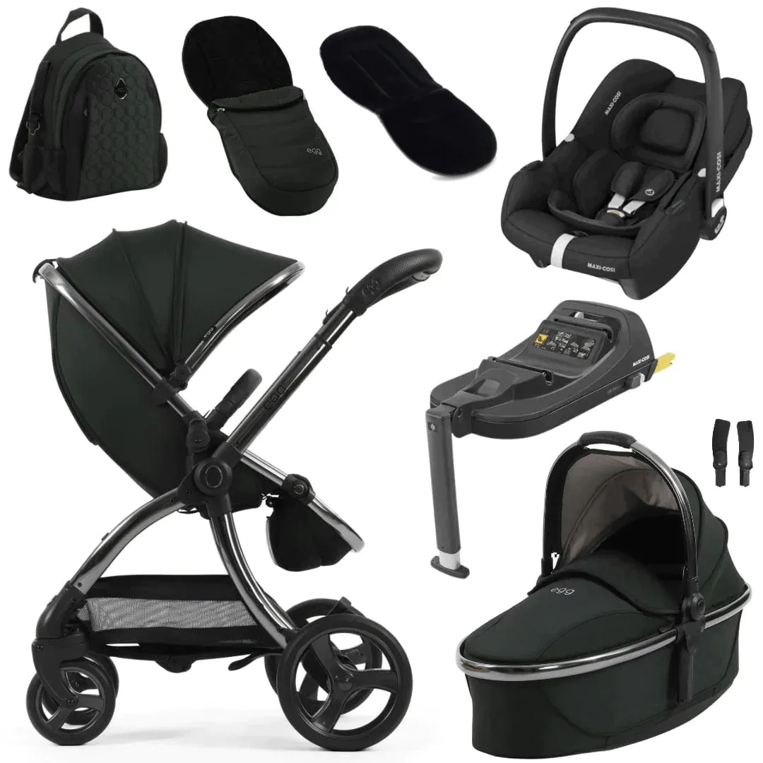 Egg 3 Luxury Cabriofix i-Size Travel System - Black Olive