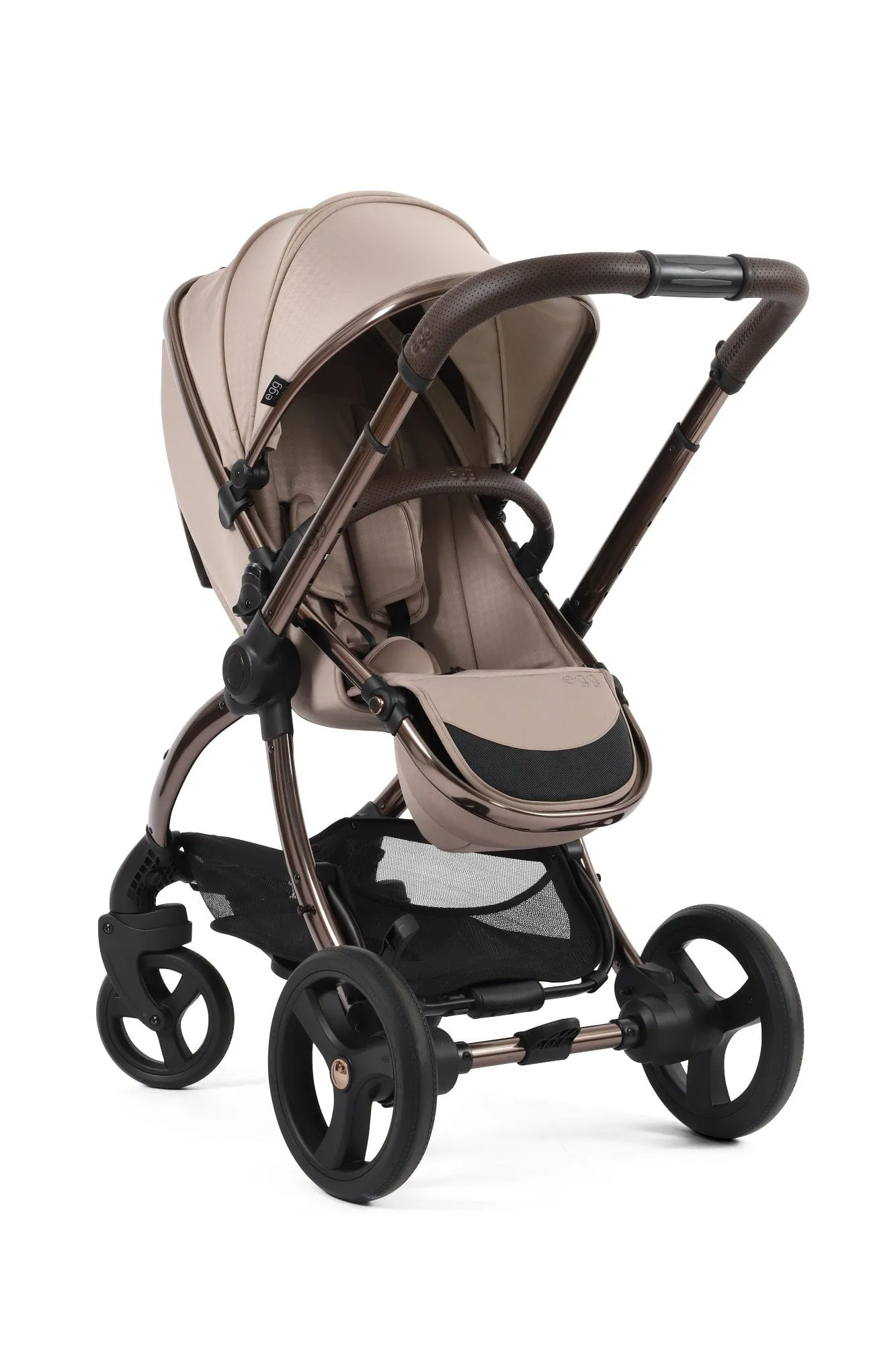 Egg 3 Luxury Cabriofix i-Size Travel System - Houndstooth Almond