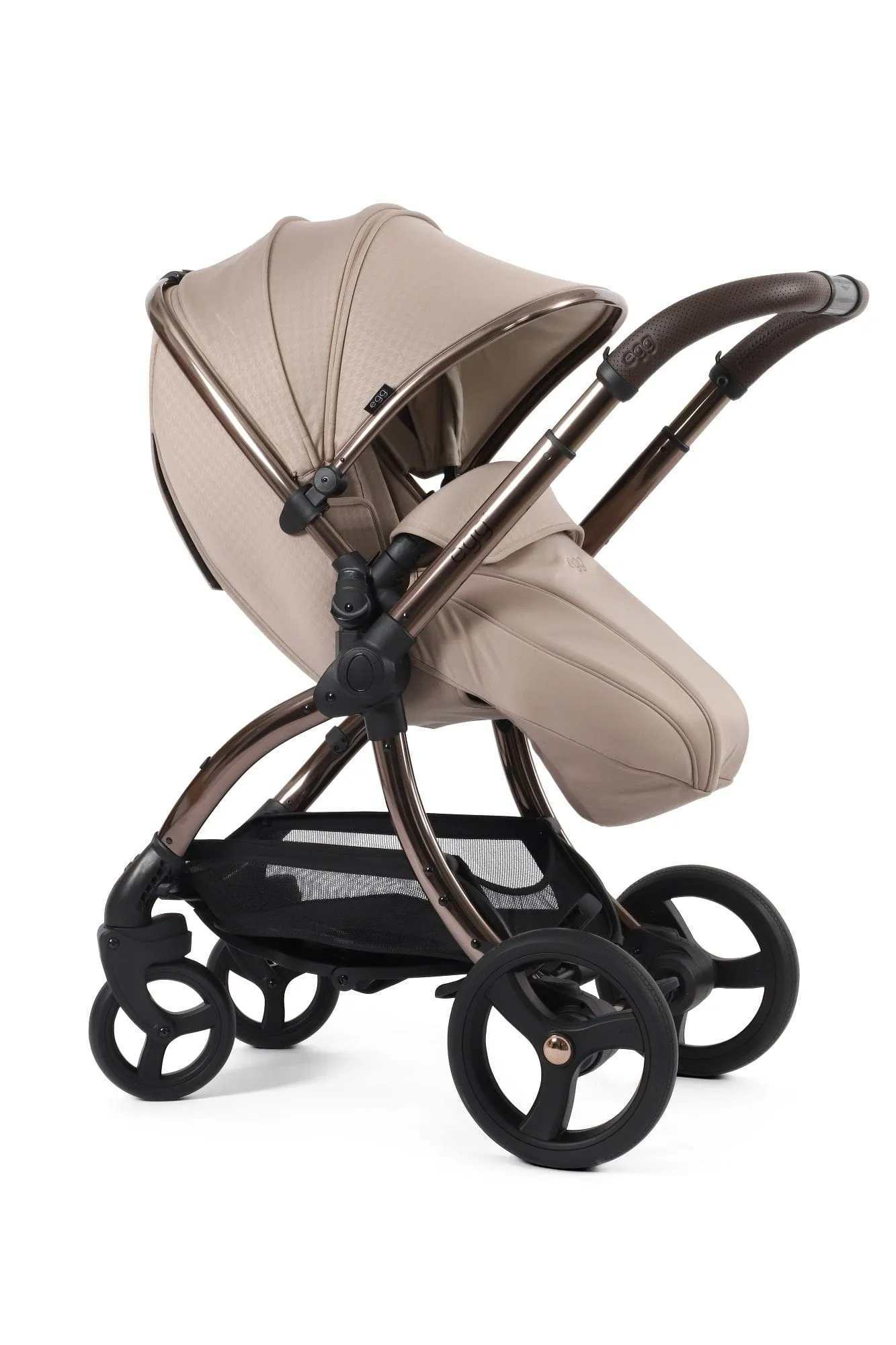 Egg 3 Luxury Cabriofix i-Size Travel System - Houndstooth Almond