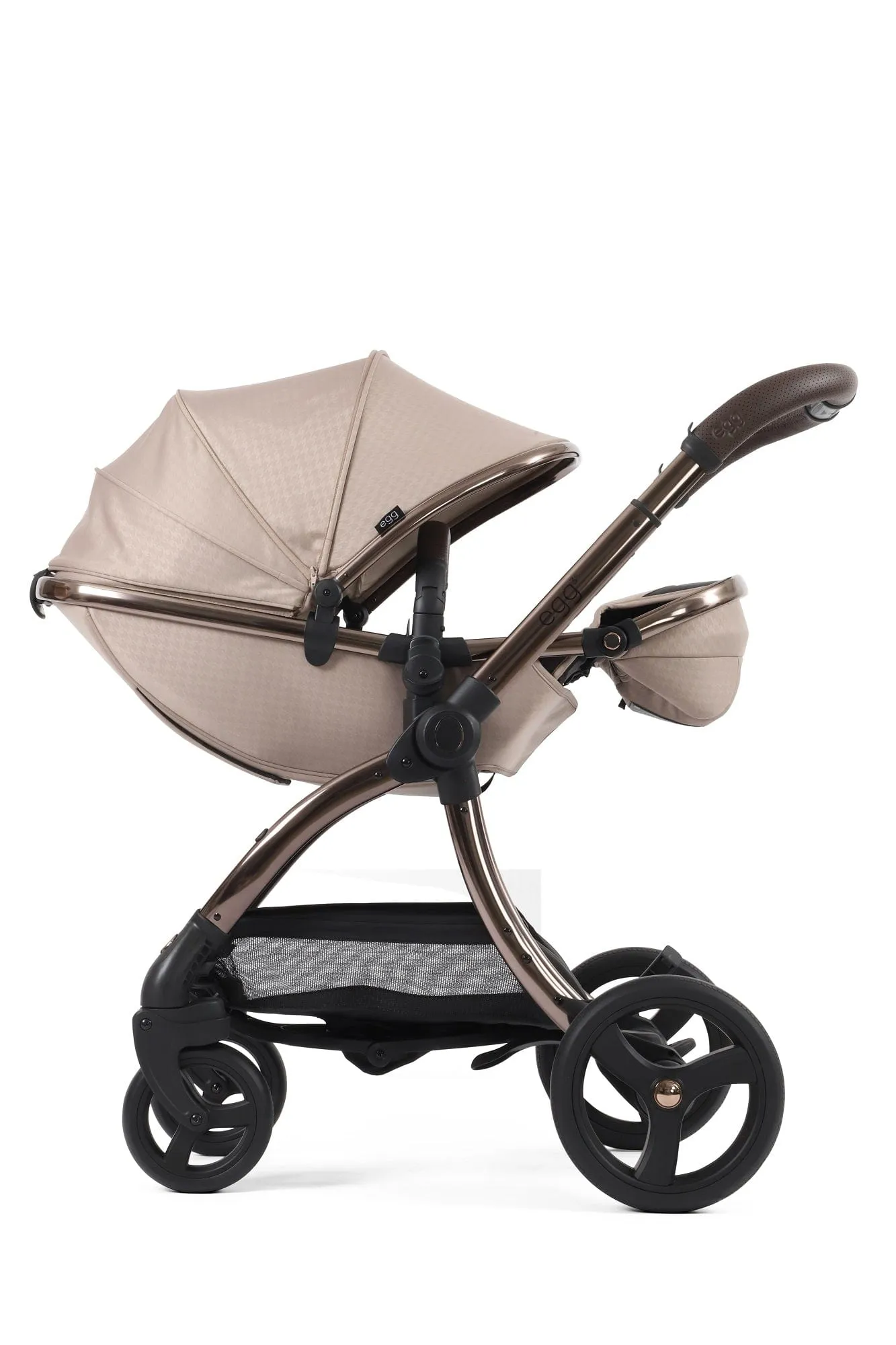 Egg 3 Luxury Cabriofix i-Size Travel System - Houndstooth Almond