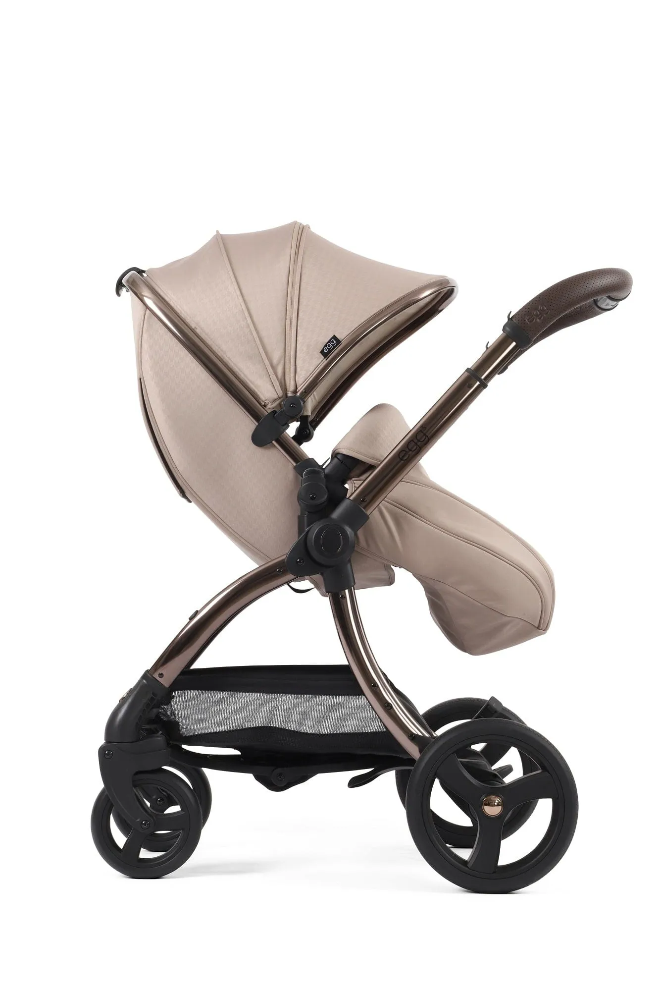 Egg 3 Luxury Cabriofix i-Size Travel System - Houndstooth Almond