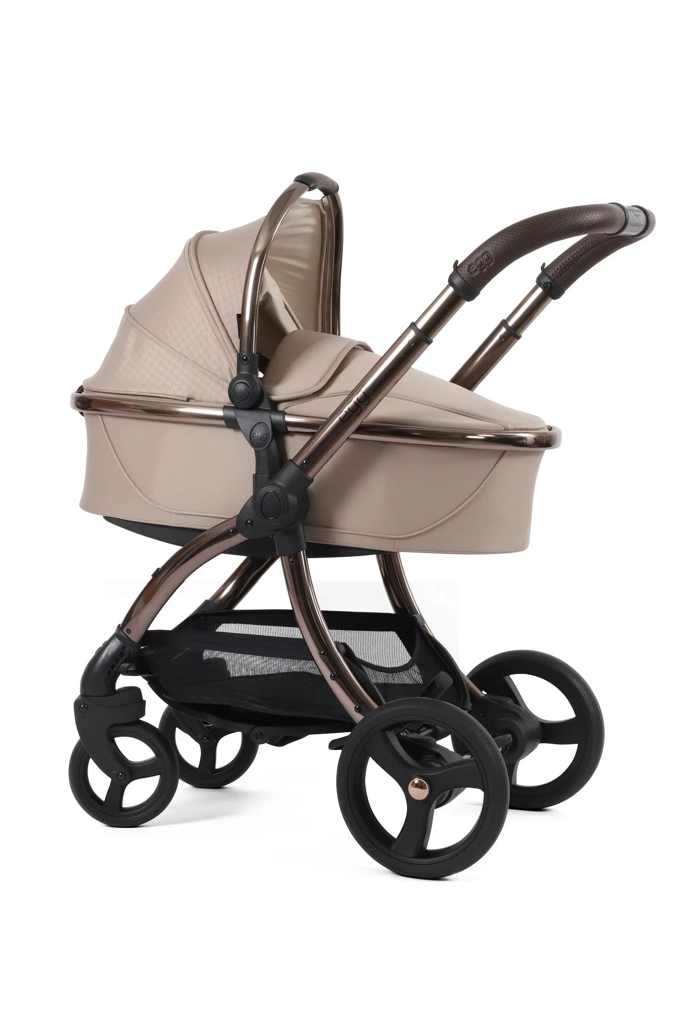Egg 3 Luxury Cabriofix i-Size Travel System - Houndstooth Almond