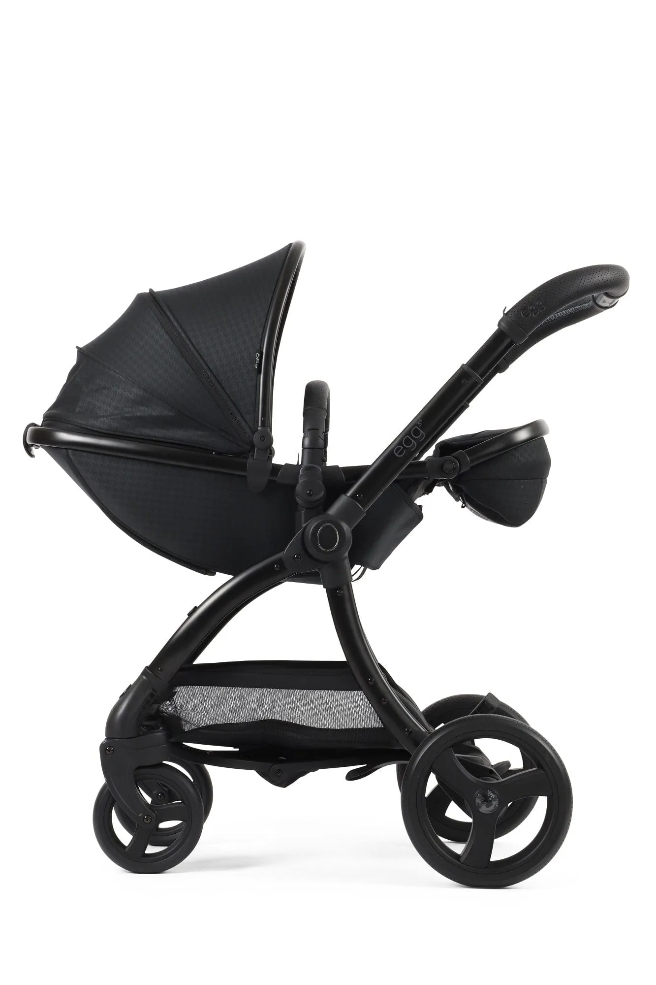 Egg 3 Luxury Cabriofix i-Size Travel System - Houndstooth Black