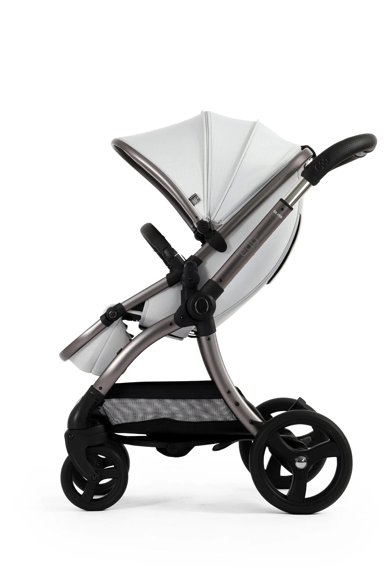 Egg 3 Luxury Cabriofix i-Size Travel System - Houndstooth Silver