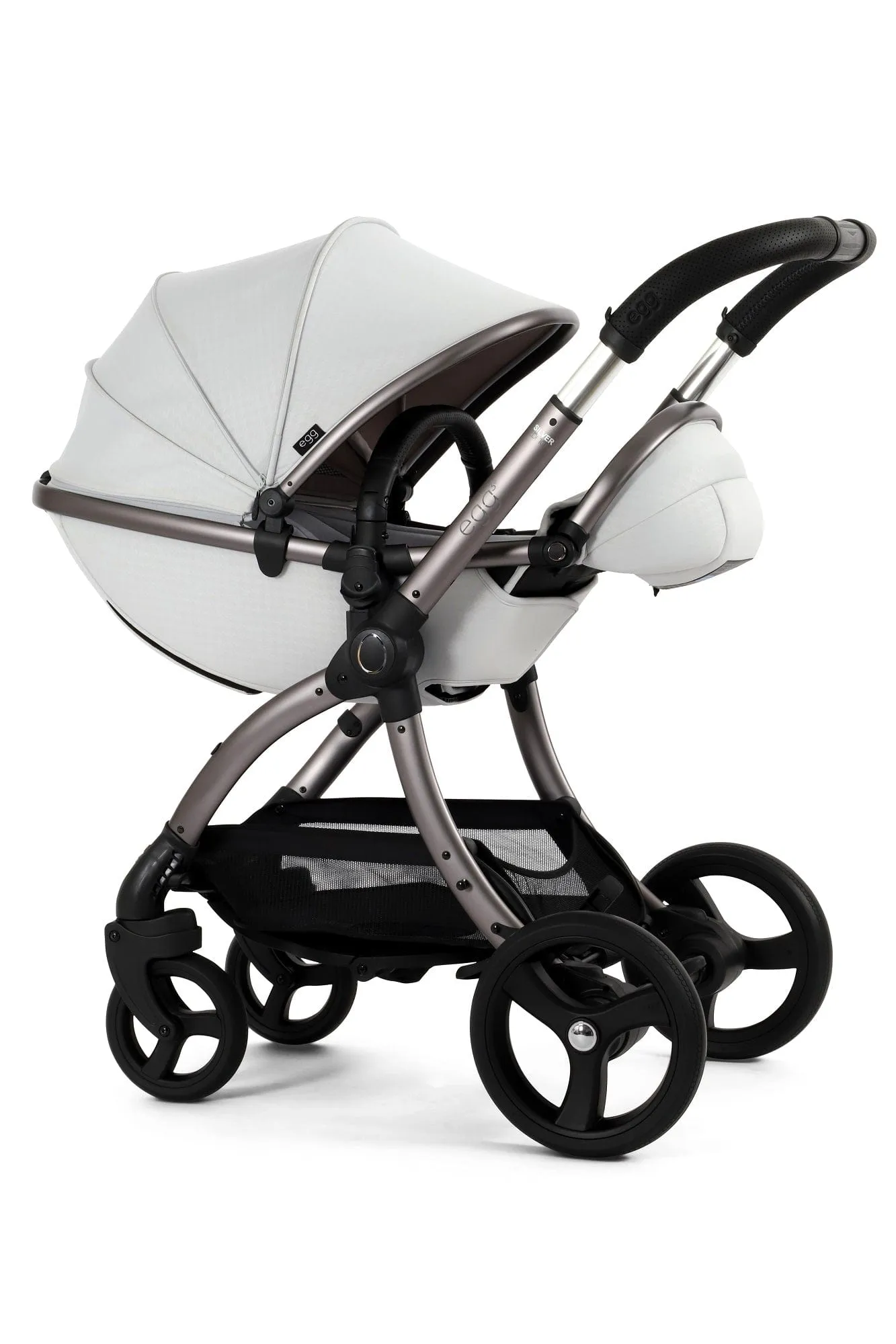 Egg 3 Luxury Cabriofix i-Size Travel System - Houndstooth Silver