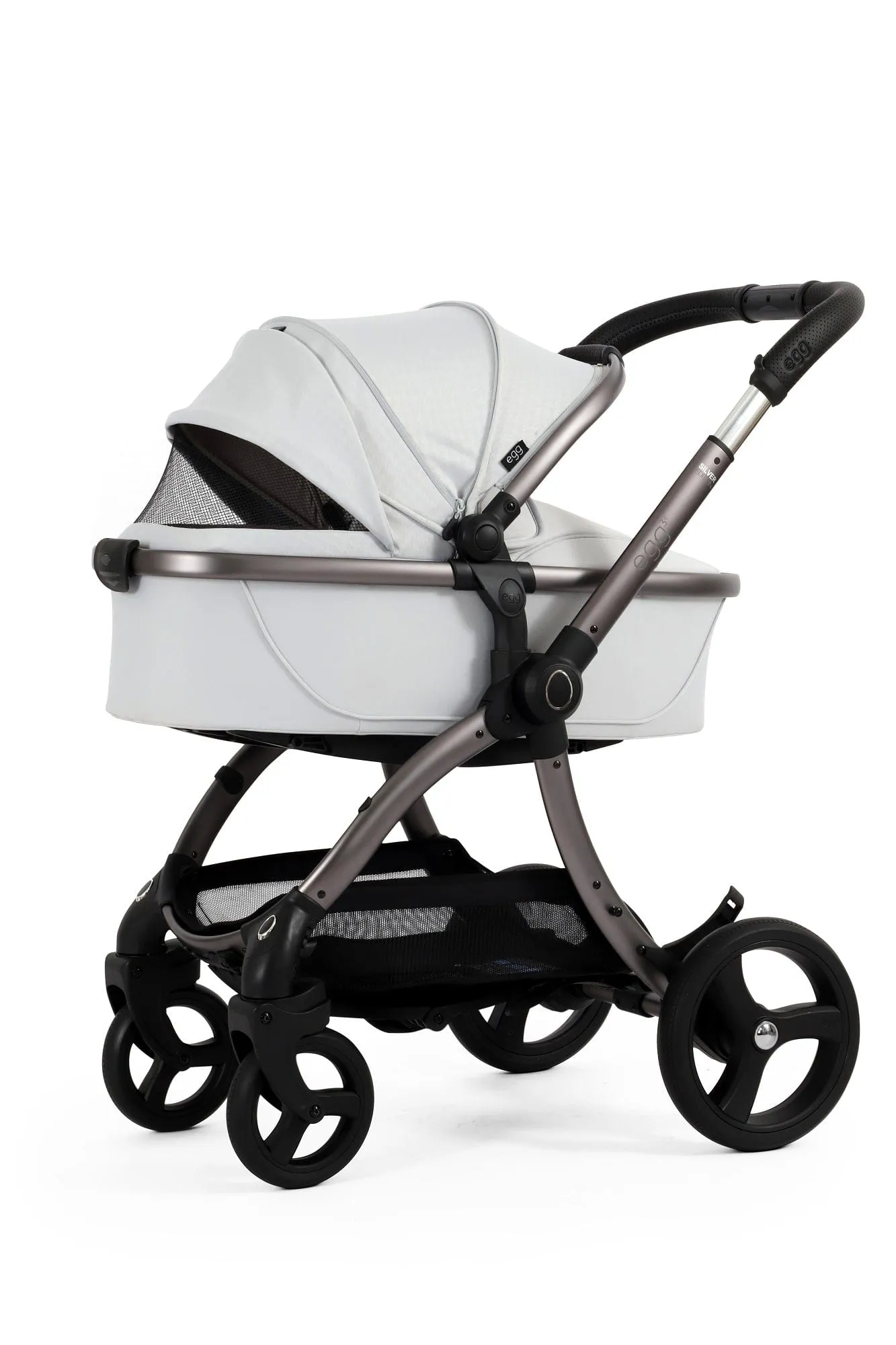 Egg 3 Luxury Cabriofix i-Size Travel System - Houndstooth Silver