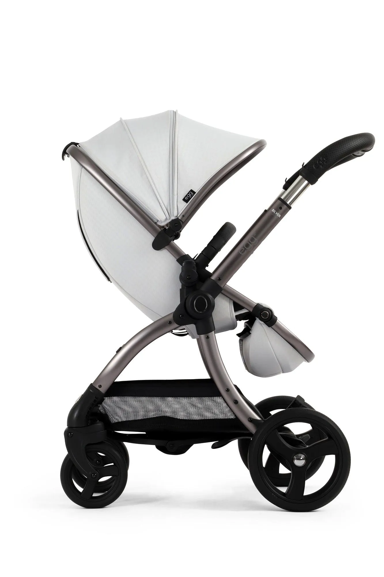 Egg 3 Luxury Cabriofix i-Size Travel System - Houndstooth Silver