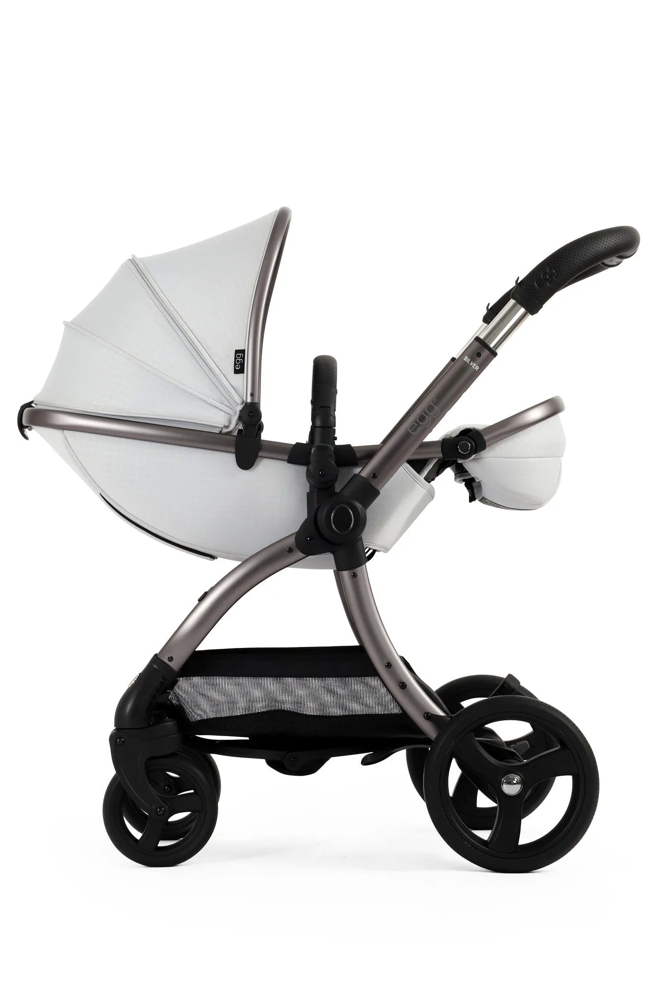 Egg 3 Luxury Cabriofix i-Size Travel System - Houndstooth Silver