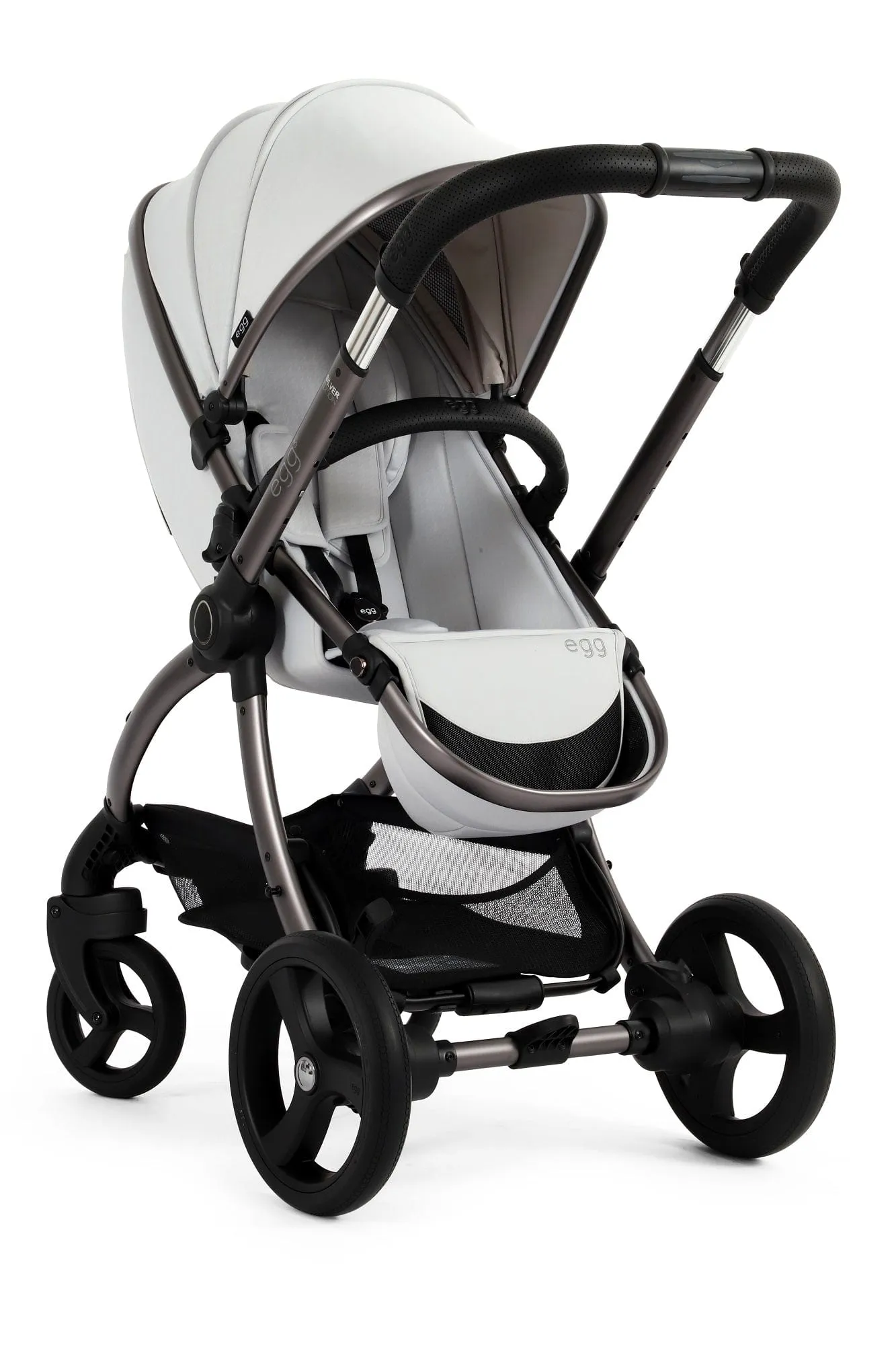 Egg 3 Luxury Cabriofix i-Size Travel System - Houndstooth Silver