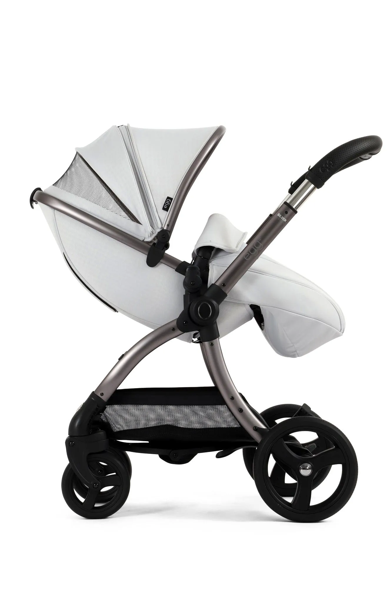 Egg 3 Luxury Cabriofix i-Size Travel System - Houndstooth Silver