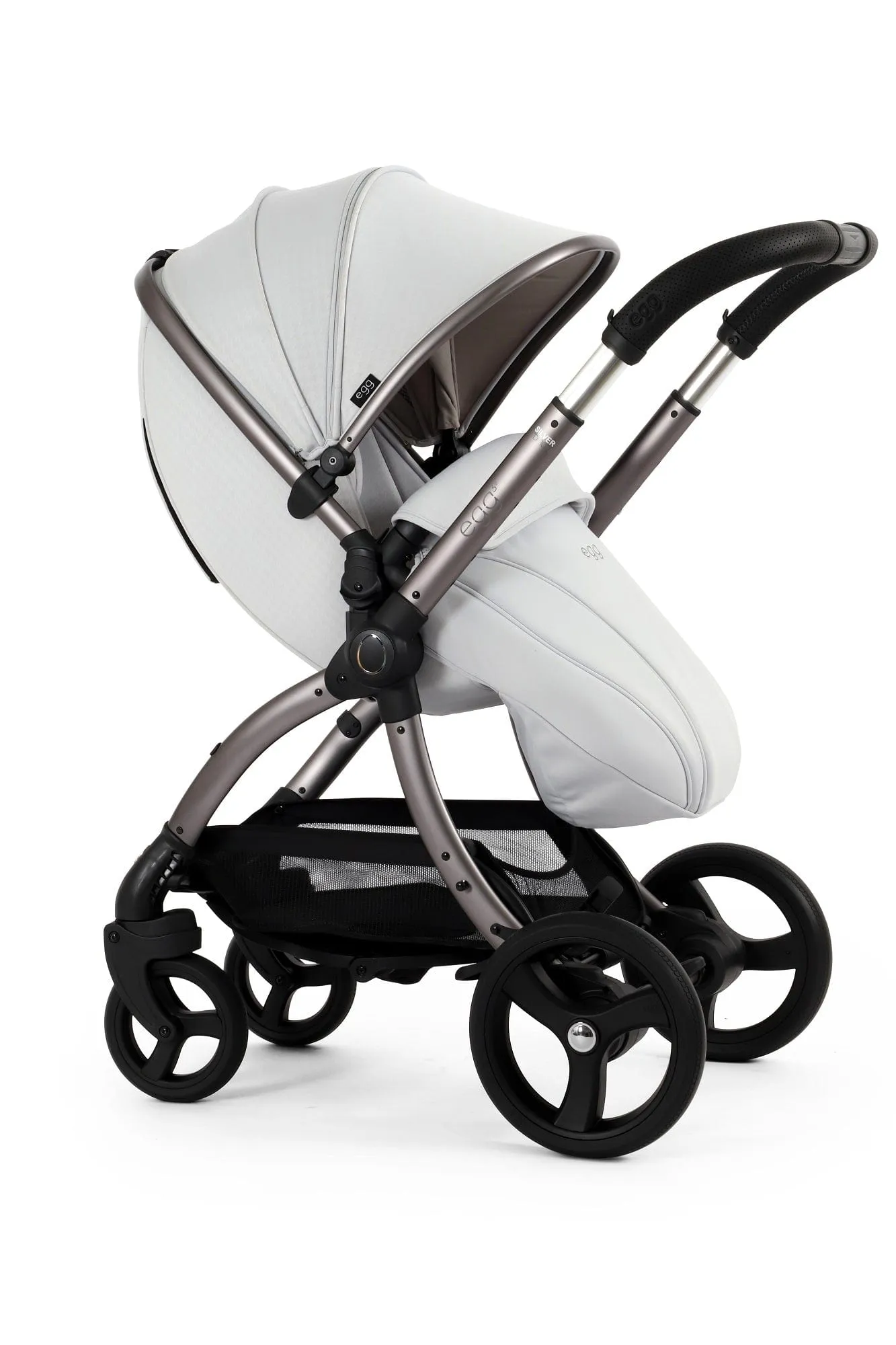Egg 3 Luxury Cabriofix i-Size Travel System - Houndstooth Silver