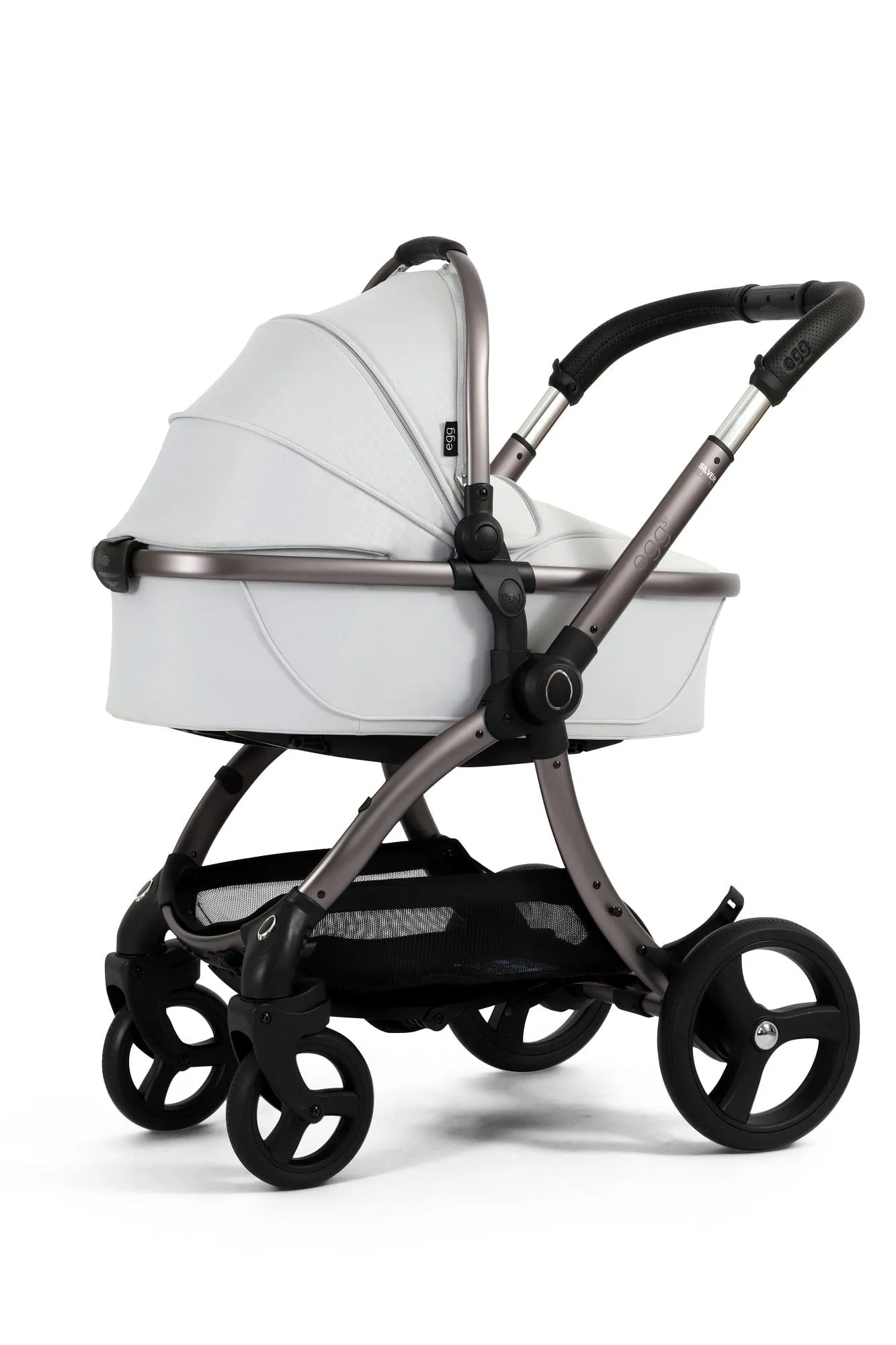 Egg 3 Luxury Cabriofix i-Size Travel System - Houndstooth Silver