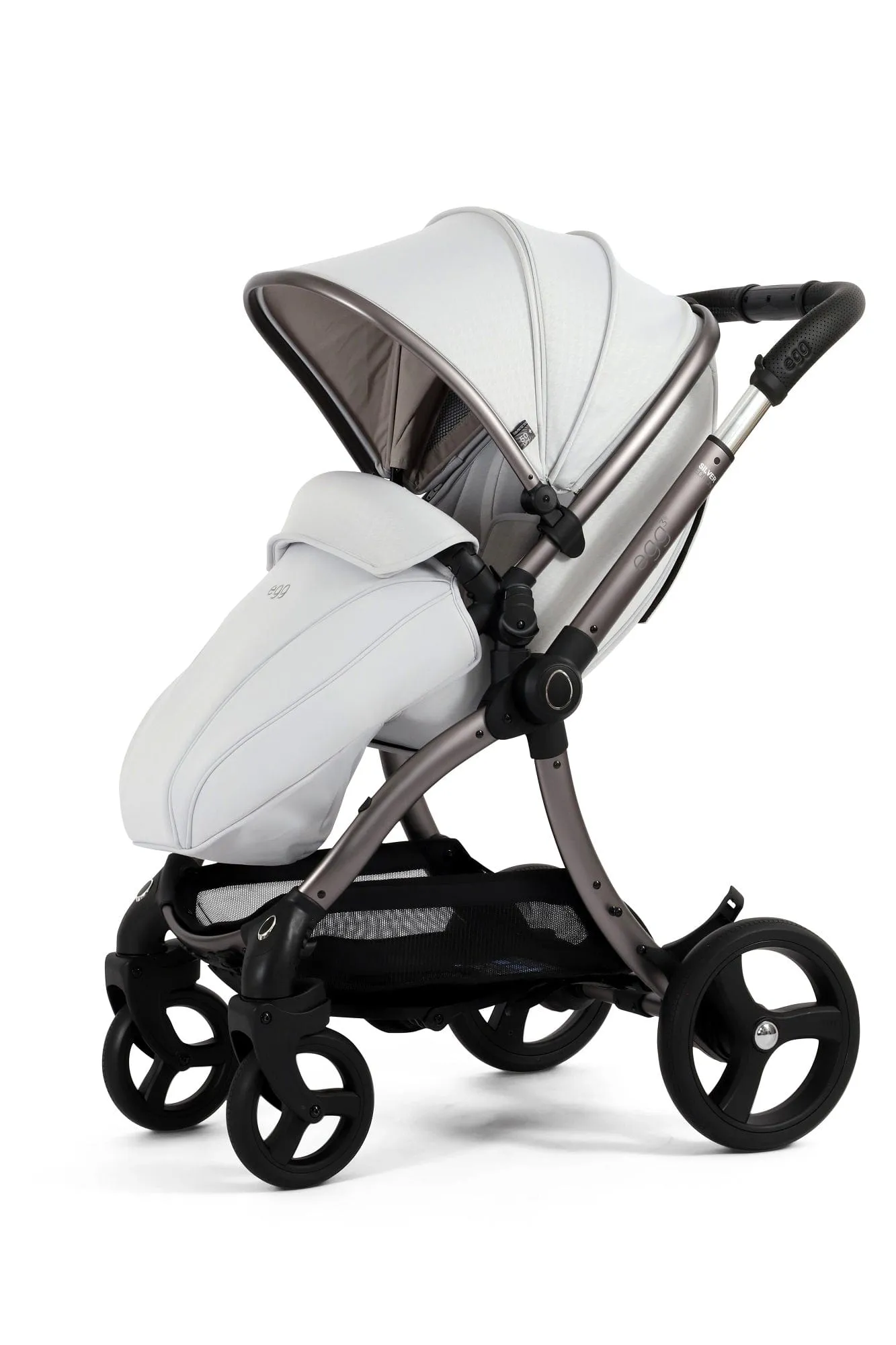 Egg 3 Luxury Cabriofix i-Size Travel System - Houndstooth Silver