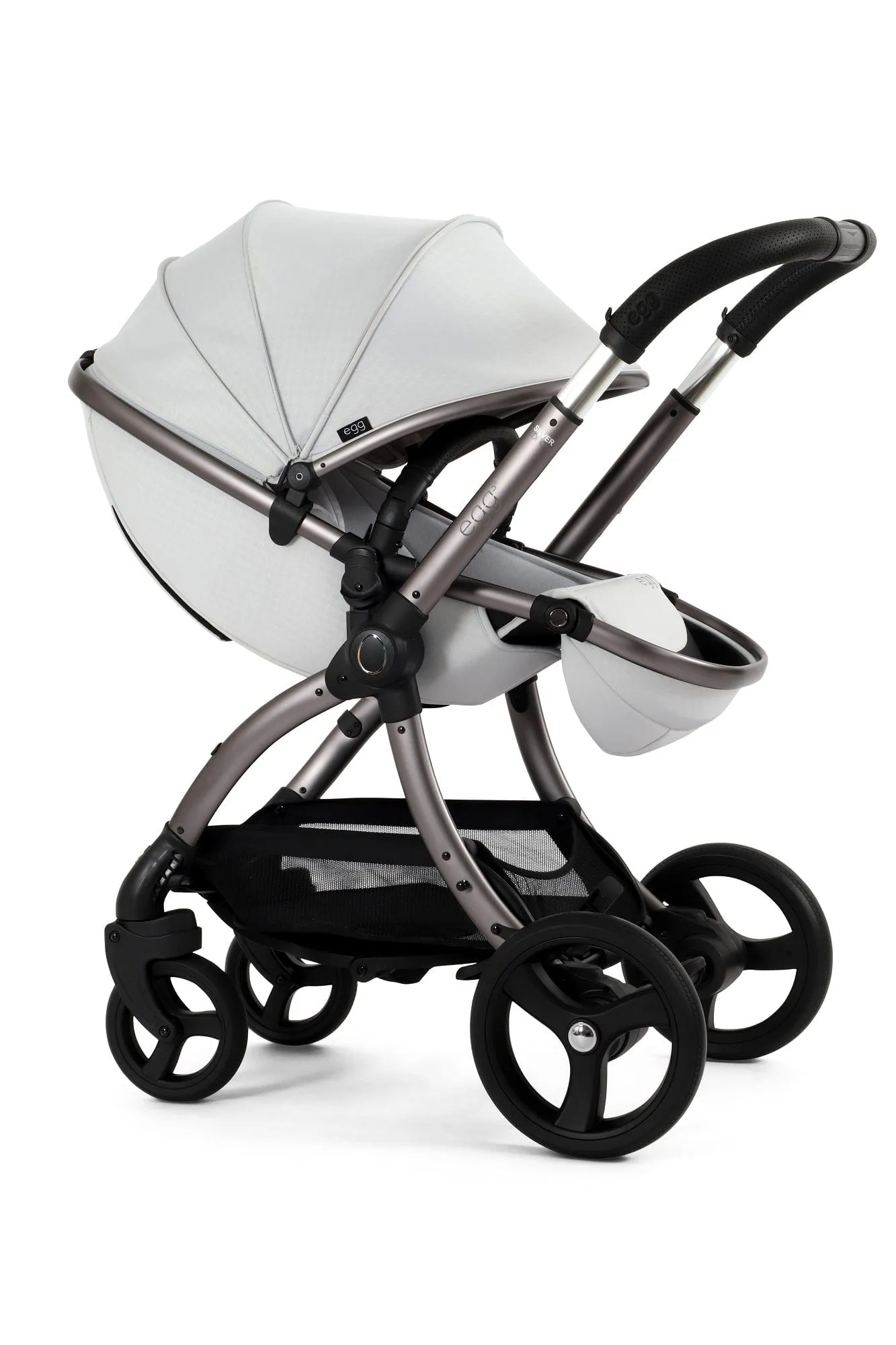 Egg 3 Luxury Cabriofix i-Size Travel System - Houndstooth Silver