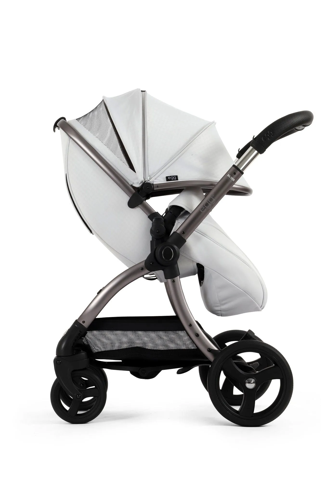 Egg 3 Luxury Cabriofix i-Size Travel System - Houndstooth Silver