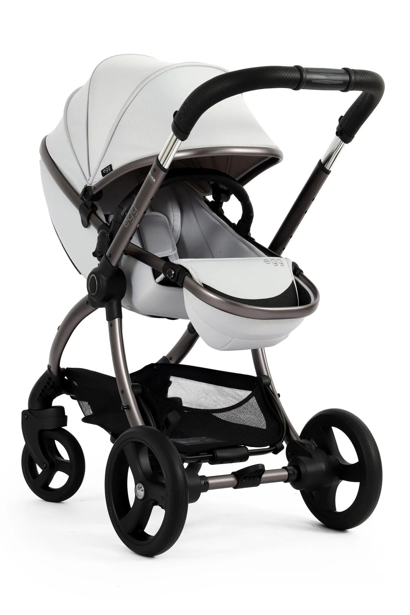 Egg 3 Luxury Cabriofix i-Size Travel System - Houndstooth Silver