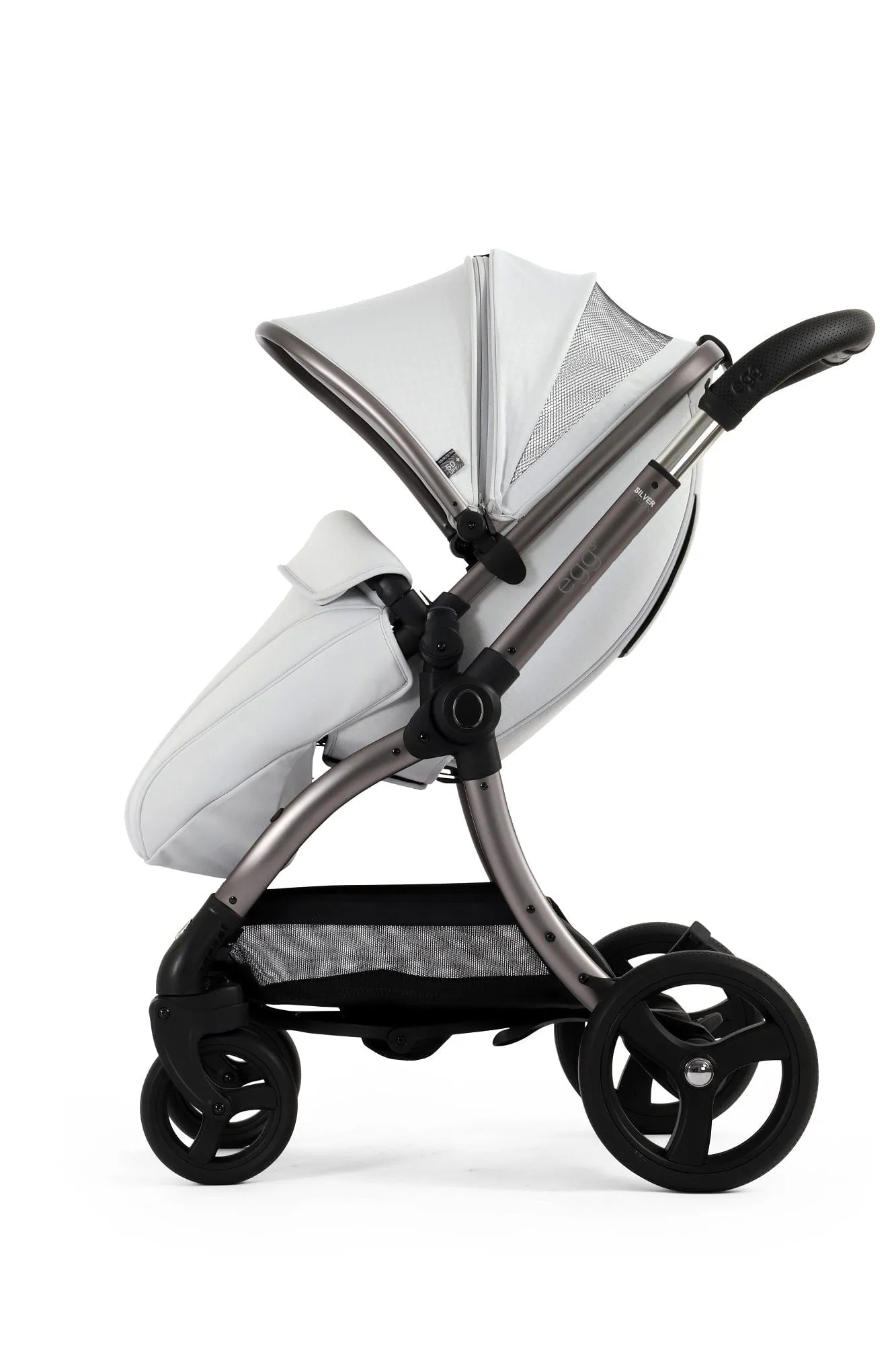 Egg 3 Luxury Cabriofix i-Size Travel System - Houndstooth Silver