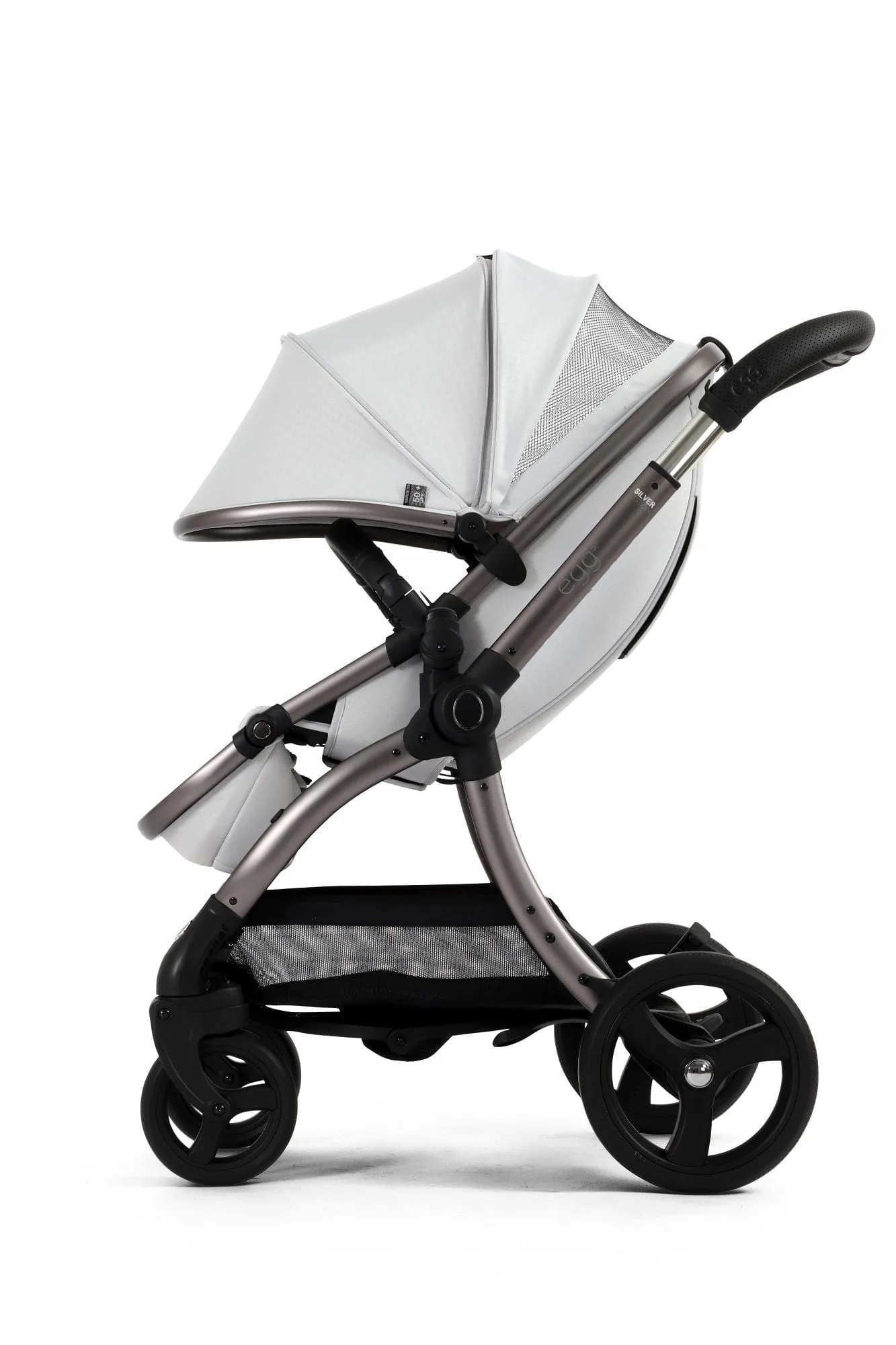 Egg 3 Luxury Cabriofix i-Size Travel System - Houndstooth Silver