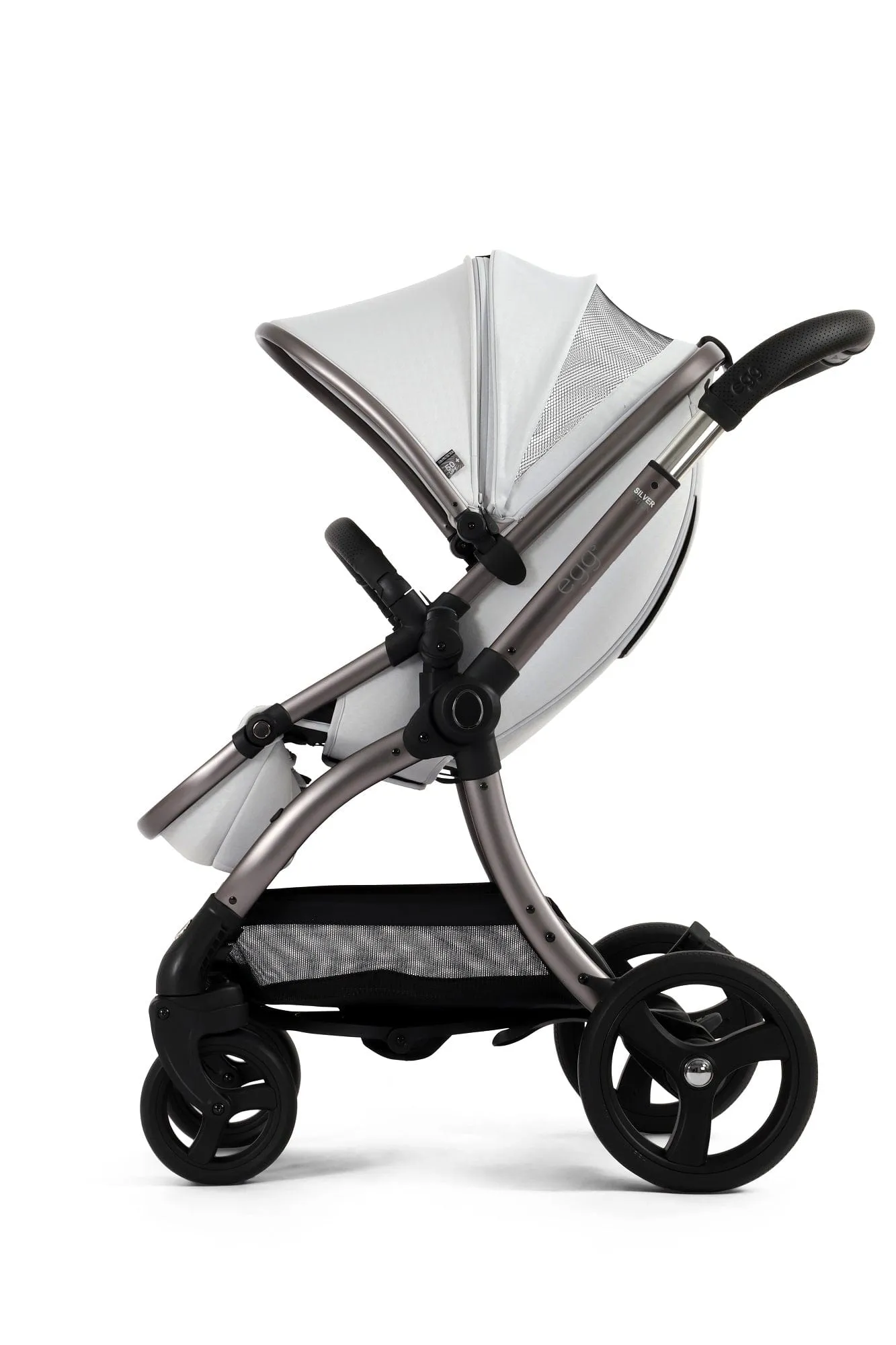 Egg 3 Luxury Cabriofix i-Size Travel System - Houndstooth Silver