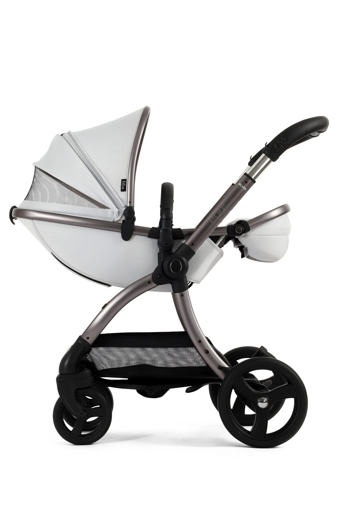 Egg 3 Luxury Cabriofix i-Size Travel System - Houndstooth Silver