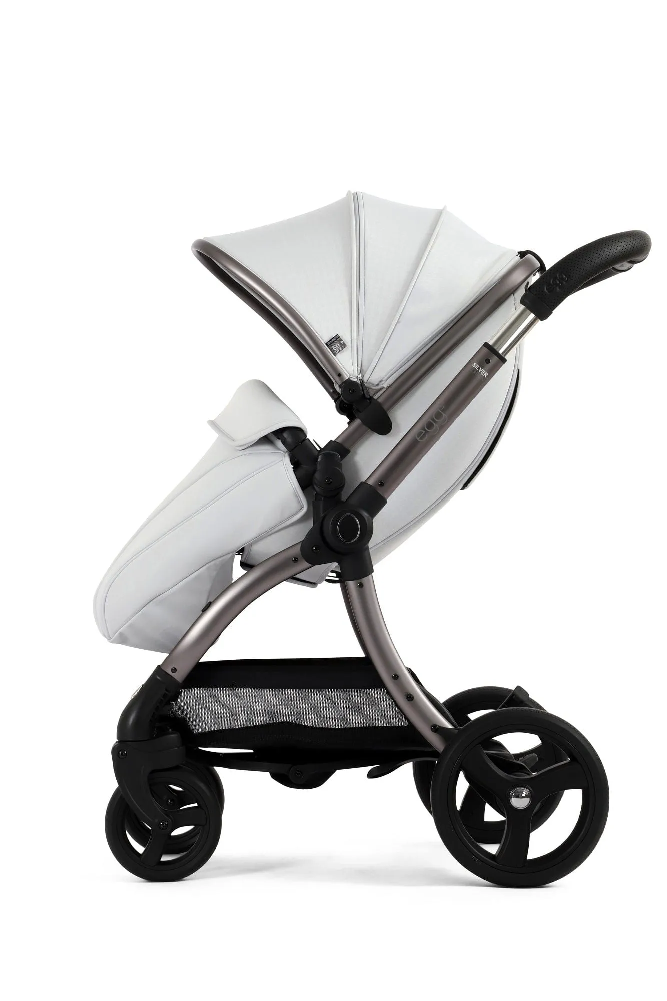 Egg 3 Luxury Cabriofix i-Size Travel System - Houndstooth Silver