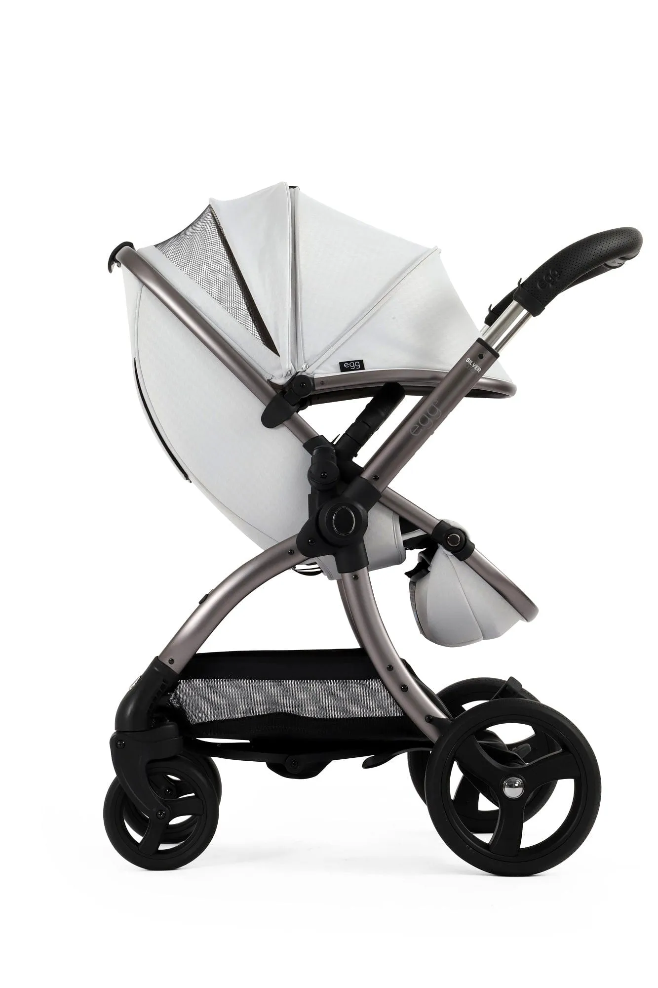 Egg 3 Luxury Cabriofix i-Size Travel System - Houndstooth Silver