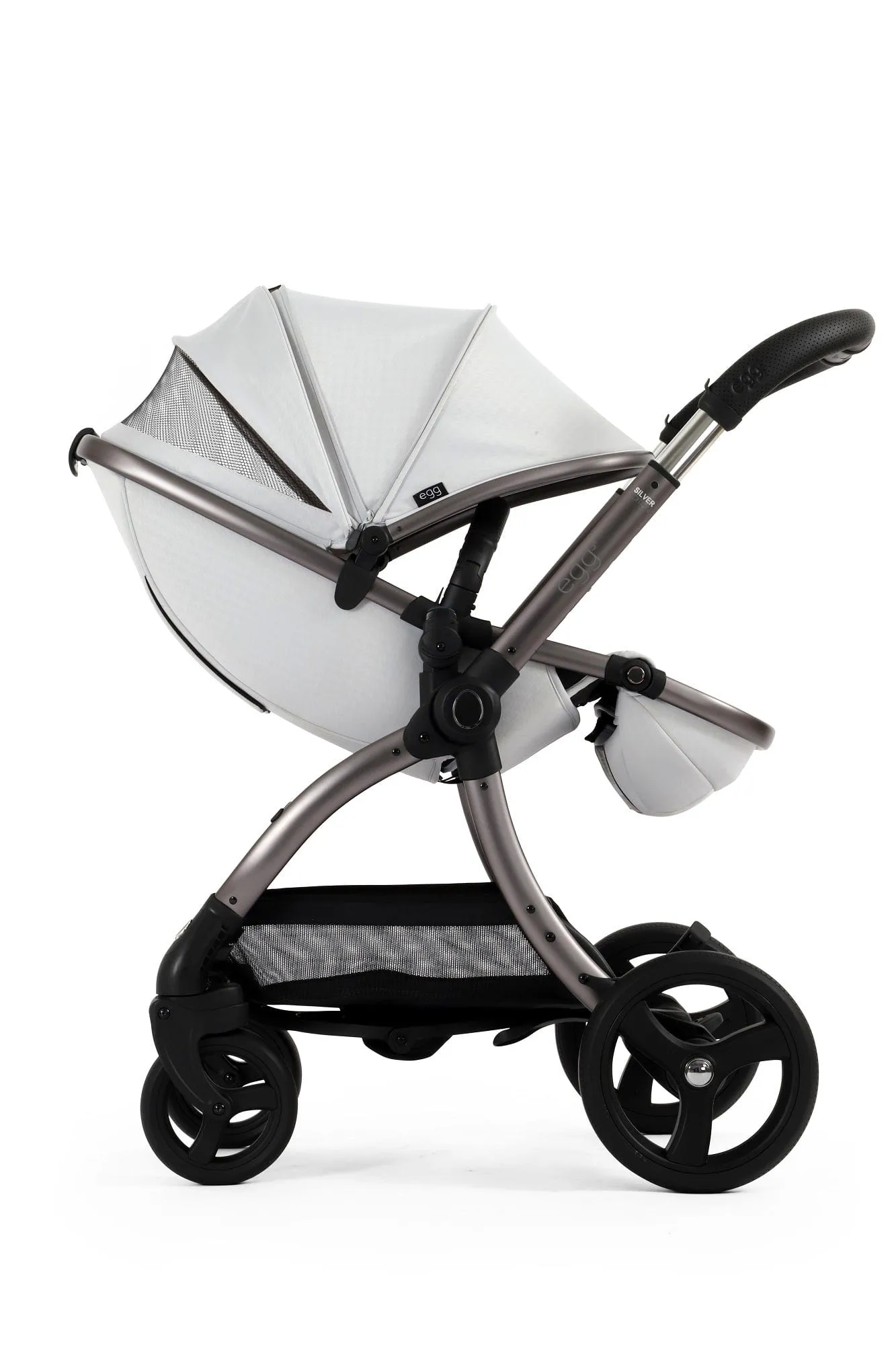 Egg 3 Luxury Cabriofix i-Size Travel System - Houndstooth Silver