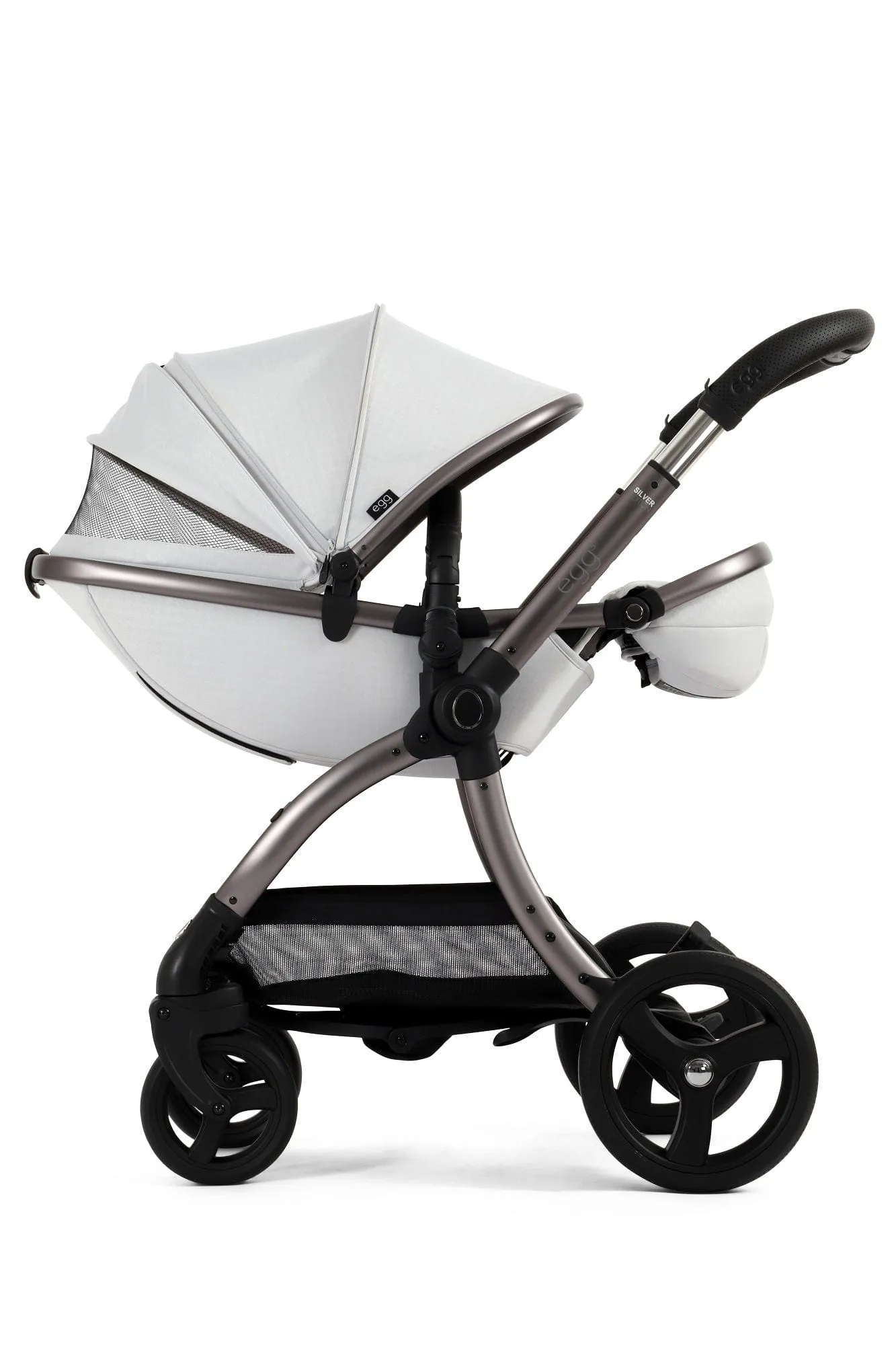 Egg 3 Luxury Cabriofix i-Size Travel System - Houndstooth Silver