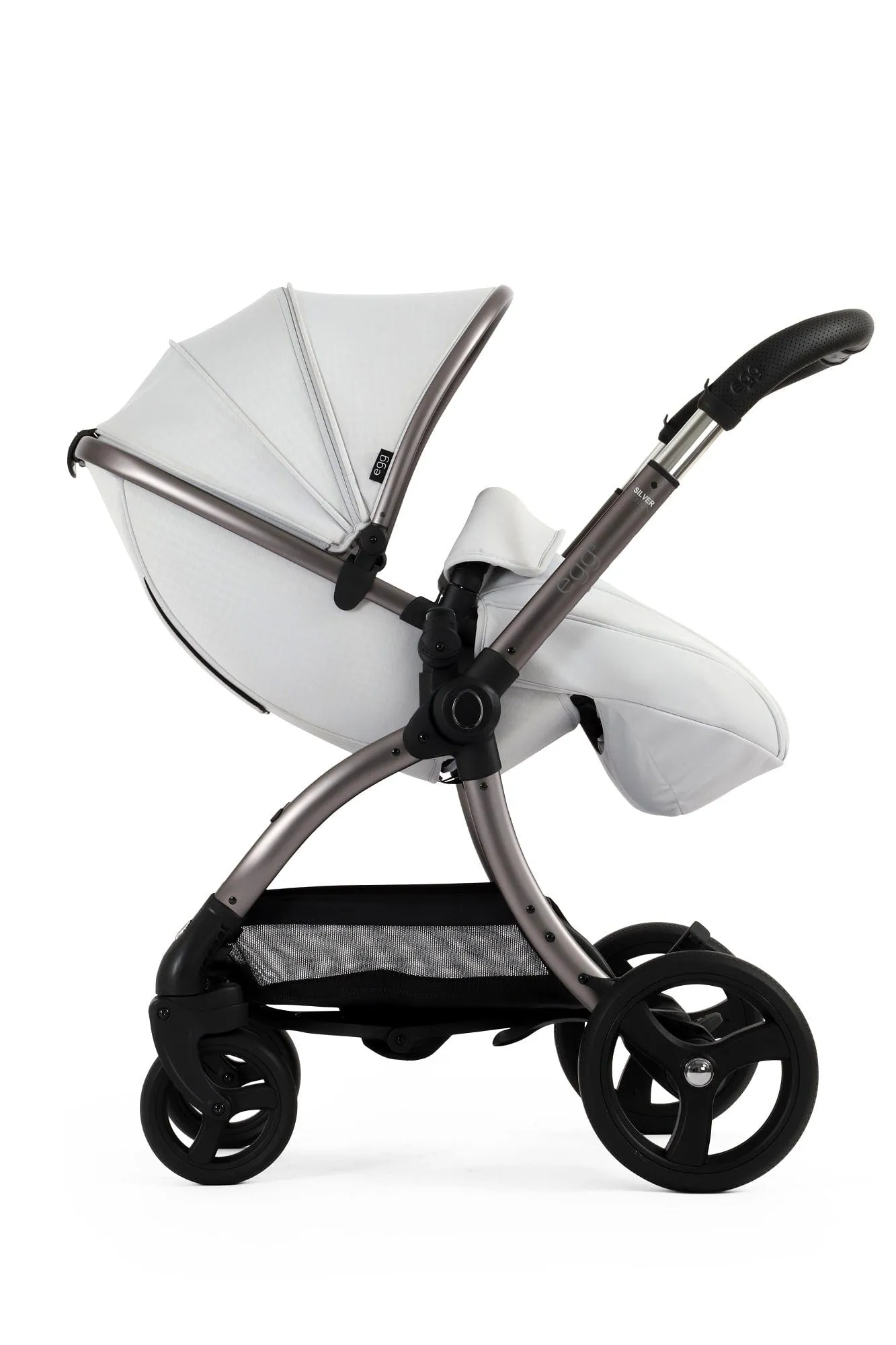 Egg 3 Luxury Cabriofix i-Size Travel System - Houndstooth Silver
