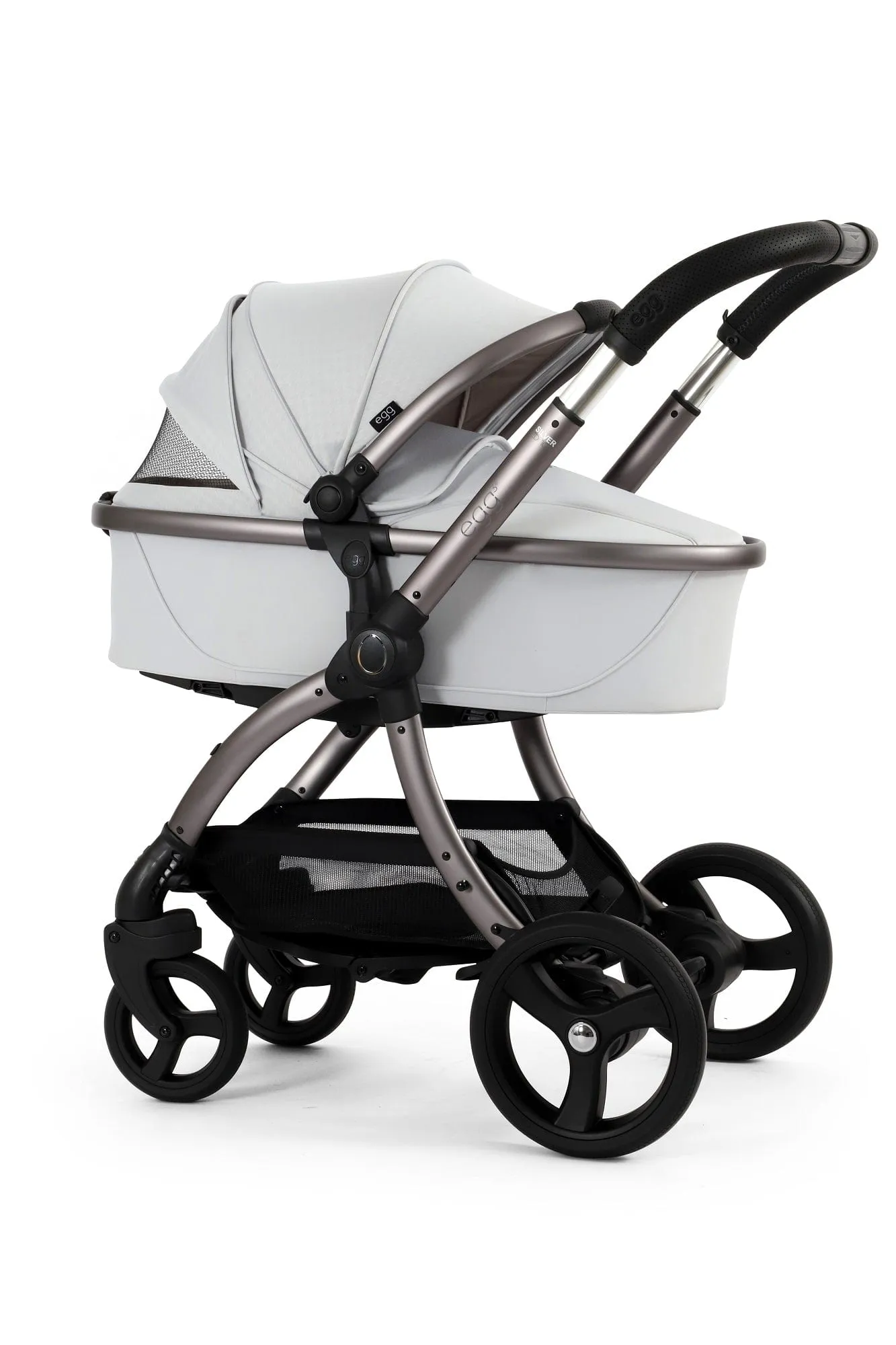 Egg 3 Luxury Cabriofix i-Size Travel System - Houndstooth Silver
